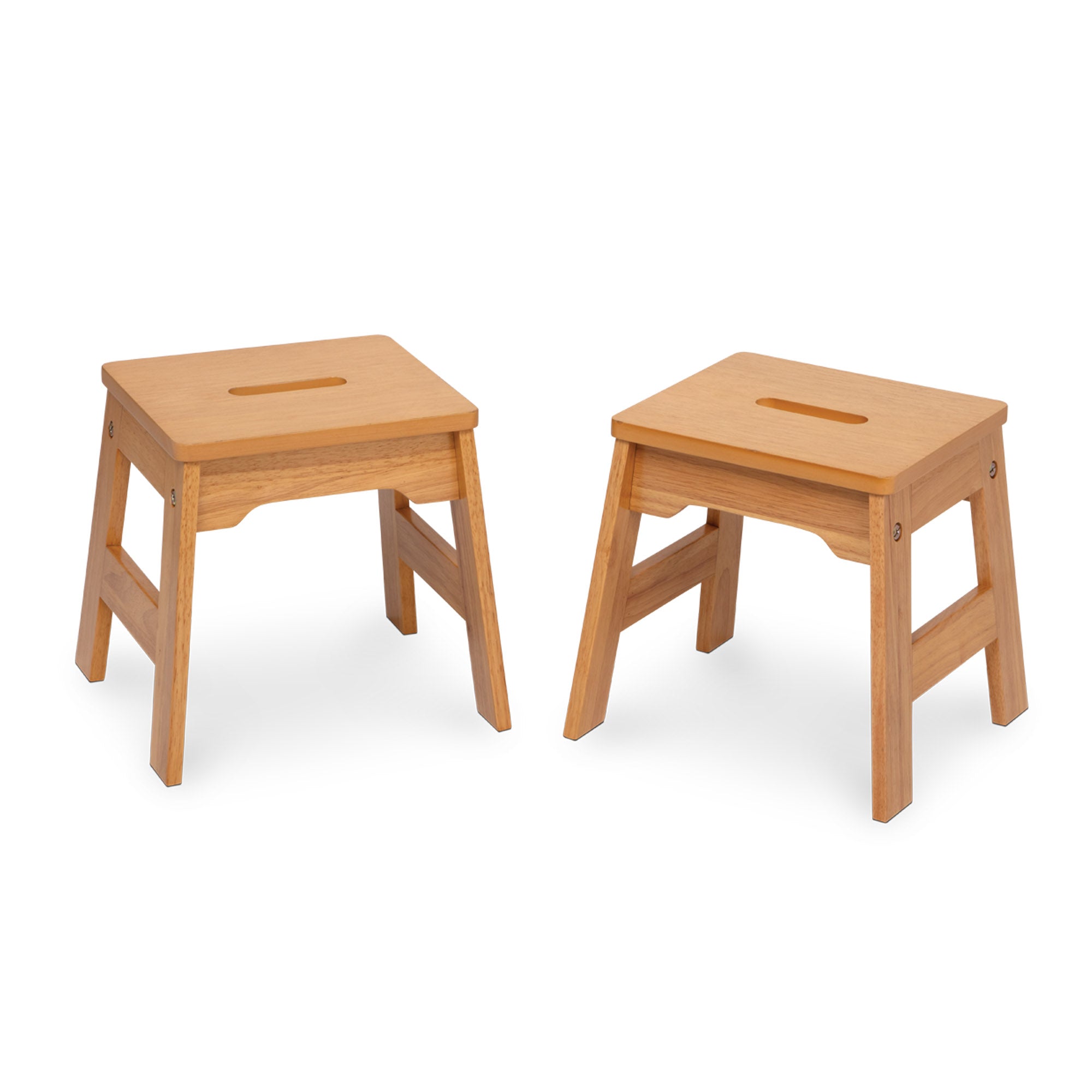 Melissa & Doug Wooden Stools ?C Set of 2 - Image 3