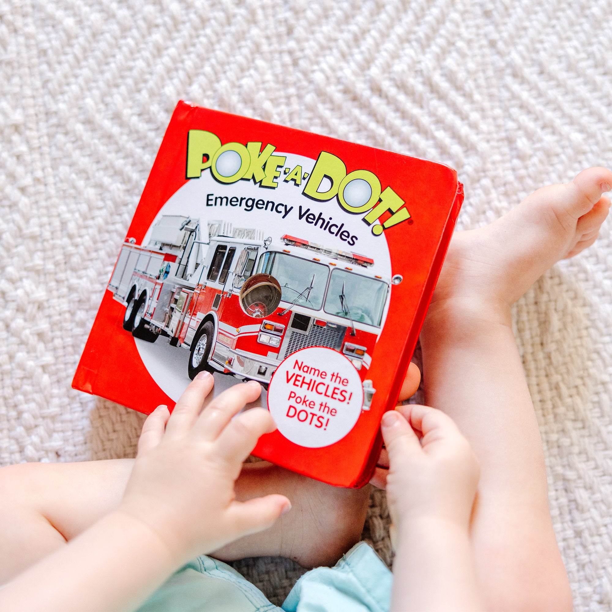 Melissa & Doug Poke-a-Dot: Emergency Vehicles Board Book - Image 5