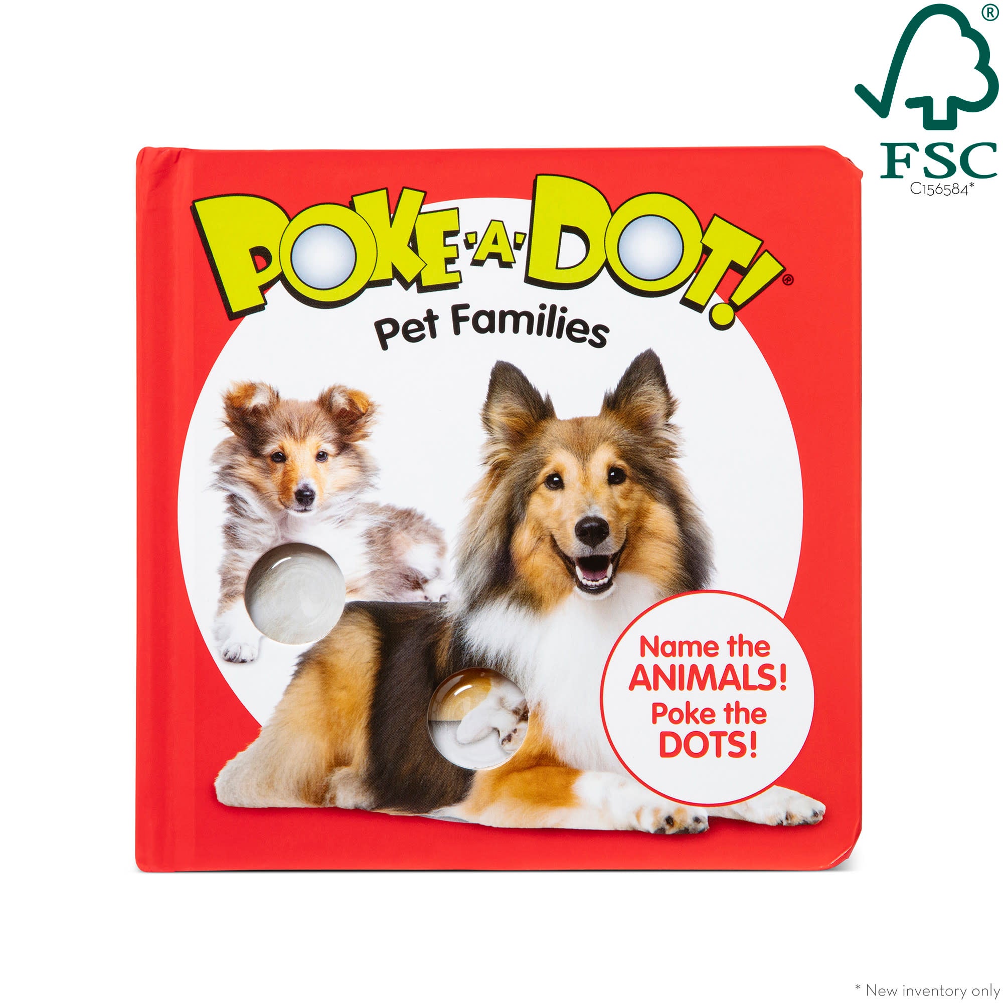 Melissa & Doug Poke-a-Dot: Pet Families Board Book - Image 7