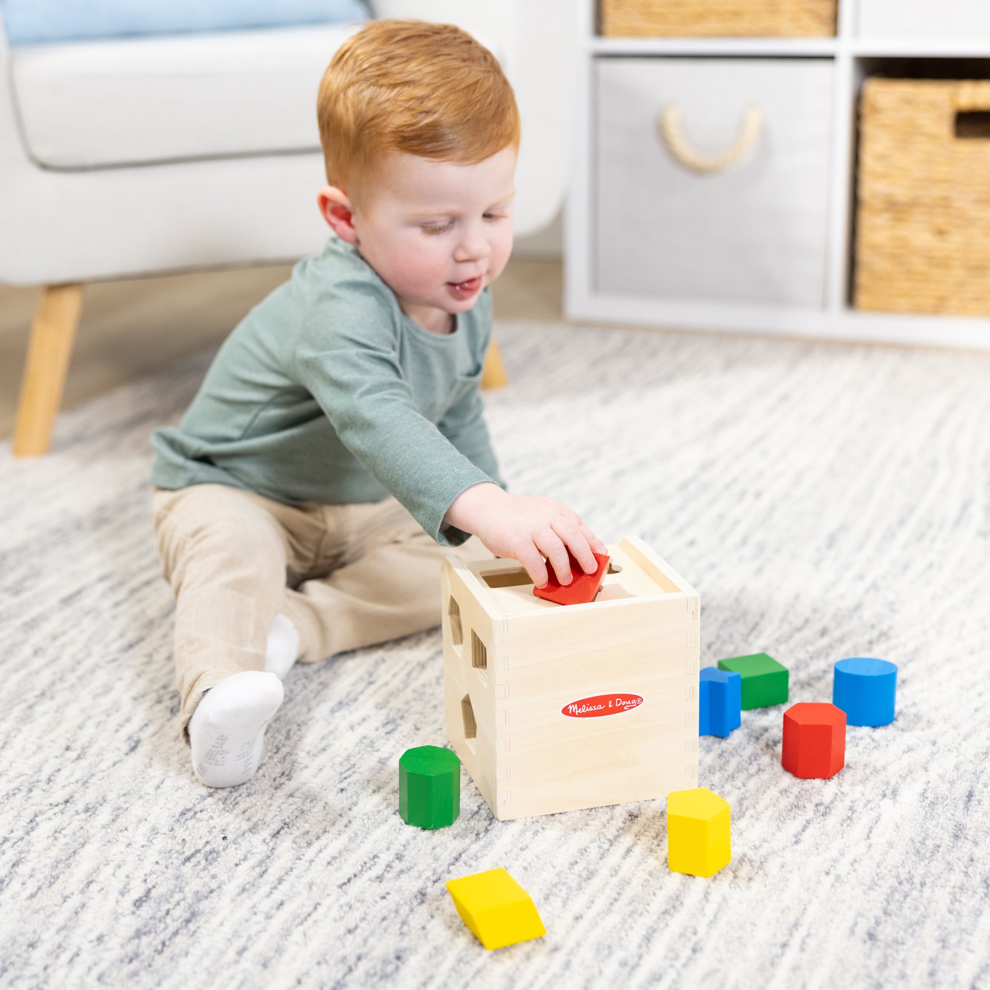 Melissa & Doug Shape-Sorting Cube - Image 2