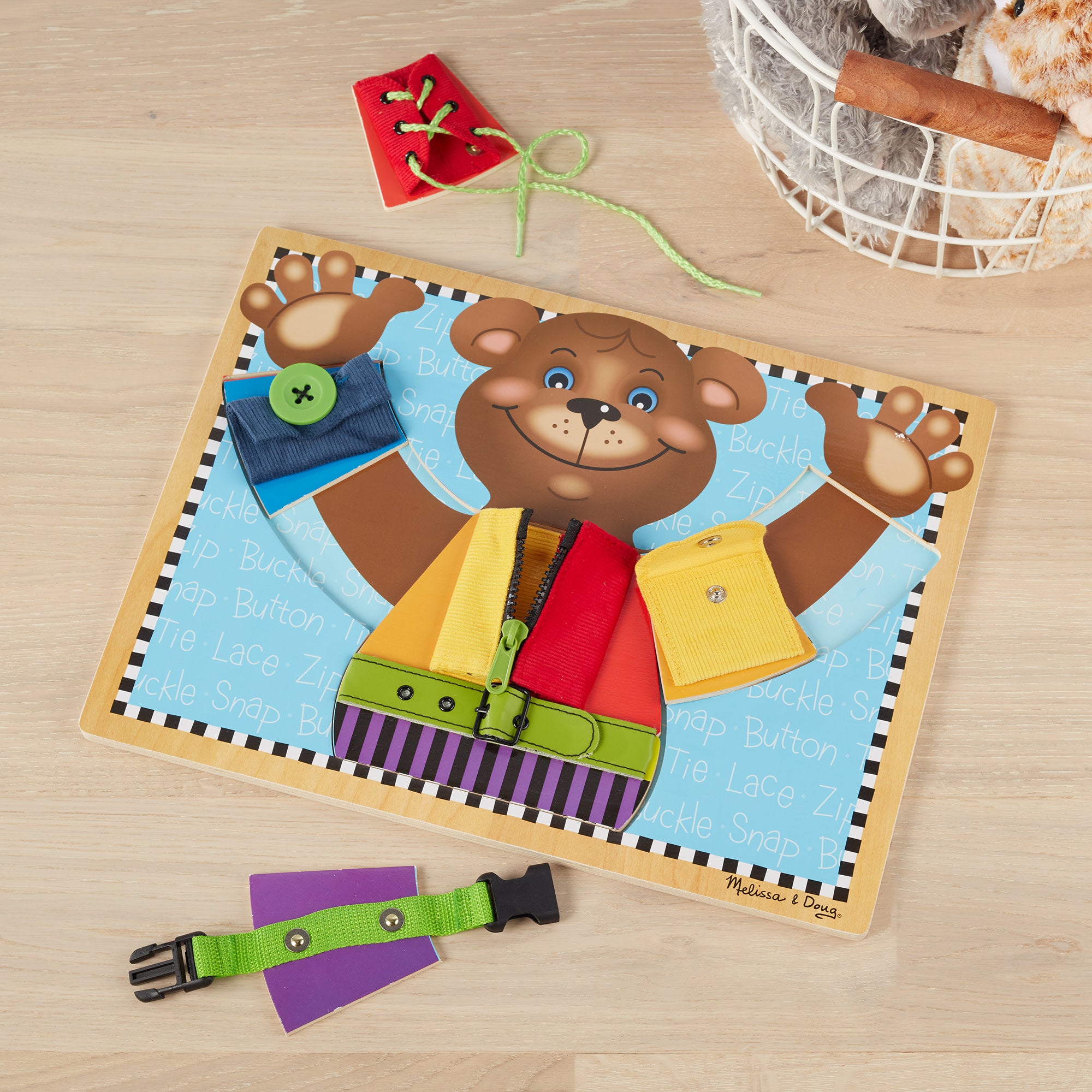 Melissa & Doug Basic Skills Puzzle Board - Image 9