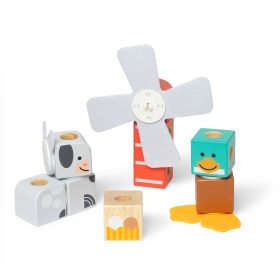 Melissa & Doug Blockables? Farm Friends Play Set