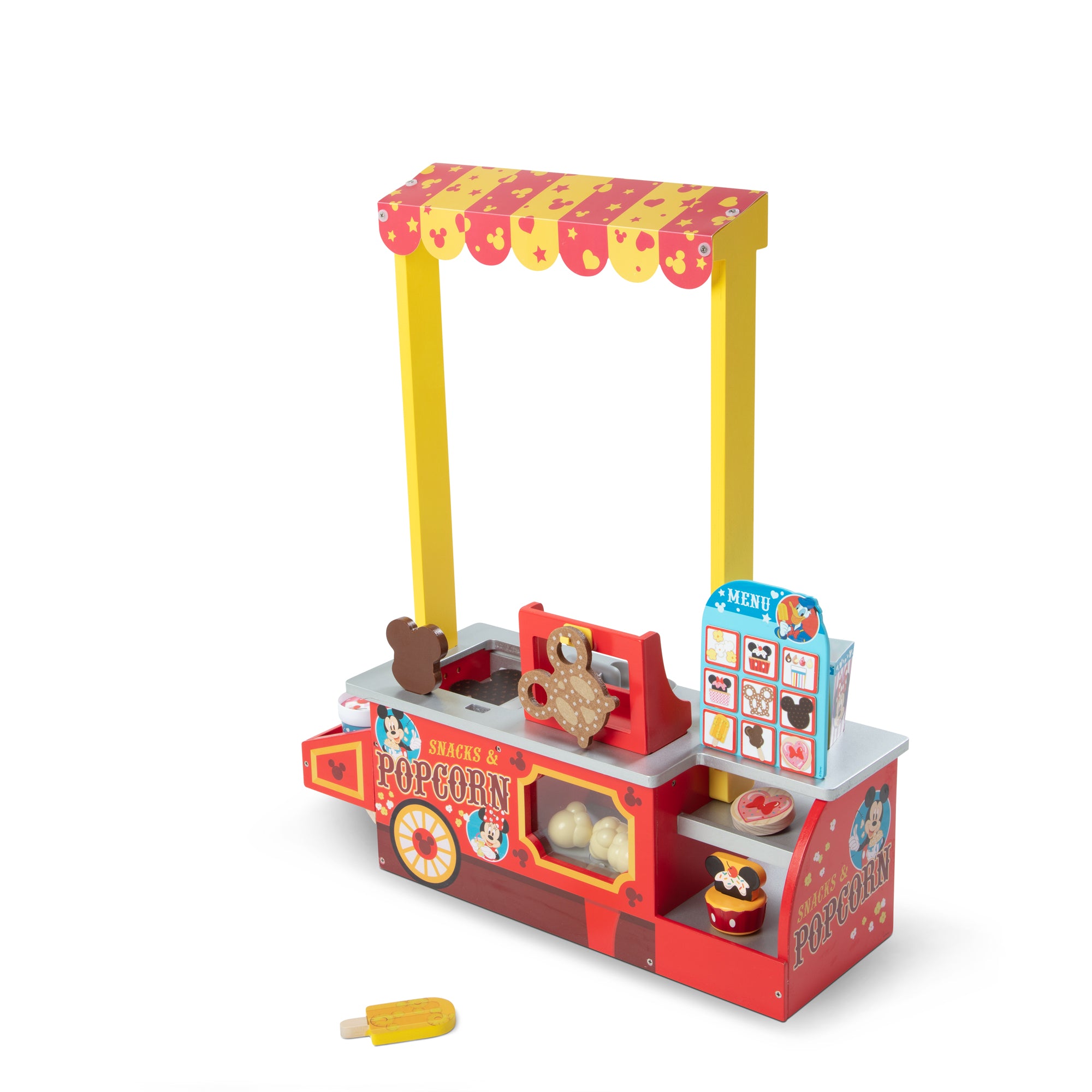 Melissa & Doug Disney Snacks & Popcorn Wooden Food Counter