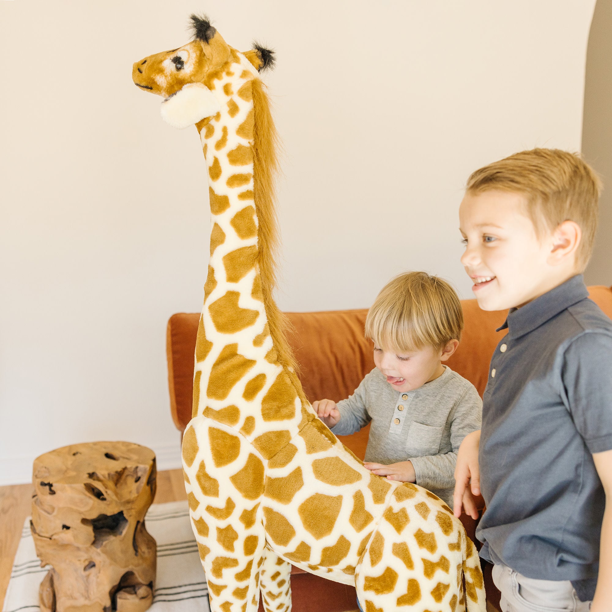 Melissa & Doug Giraffe Lifelike Plush Stuffed Animal - Image 7