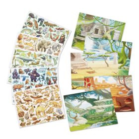 Melissa & Doug Reusable Sticker Pad - Jungle and Savanna
