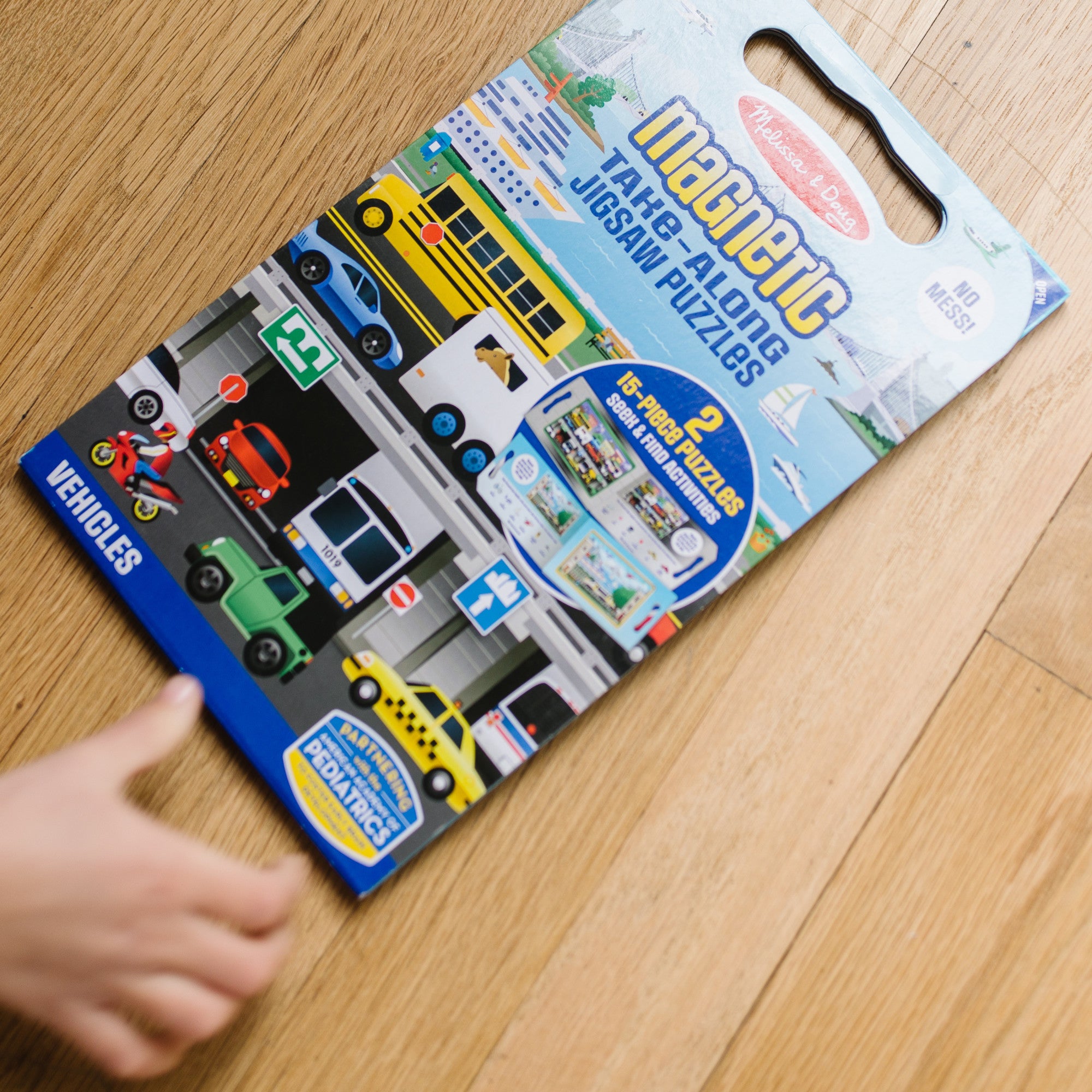 Melissa & Doug Take-Along Magnetic Jigsaw Puzzles ?C Vehicles - Image 7
