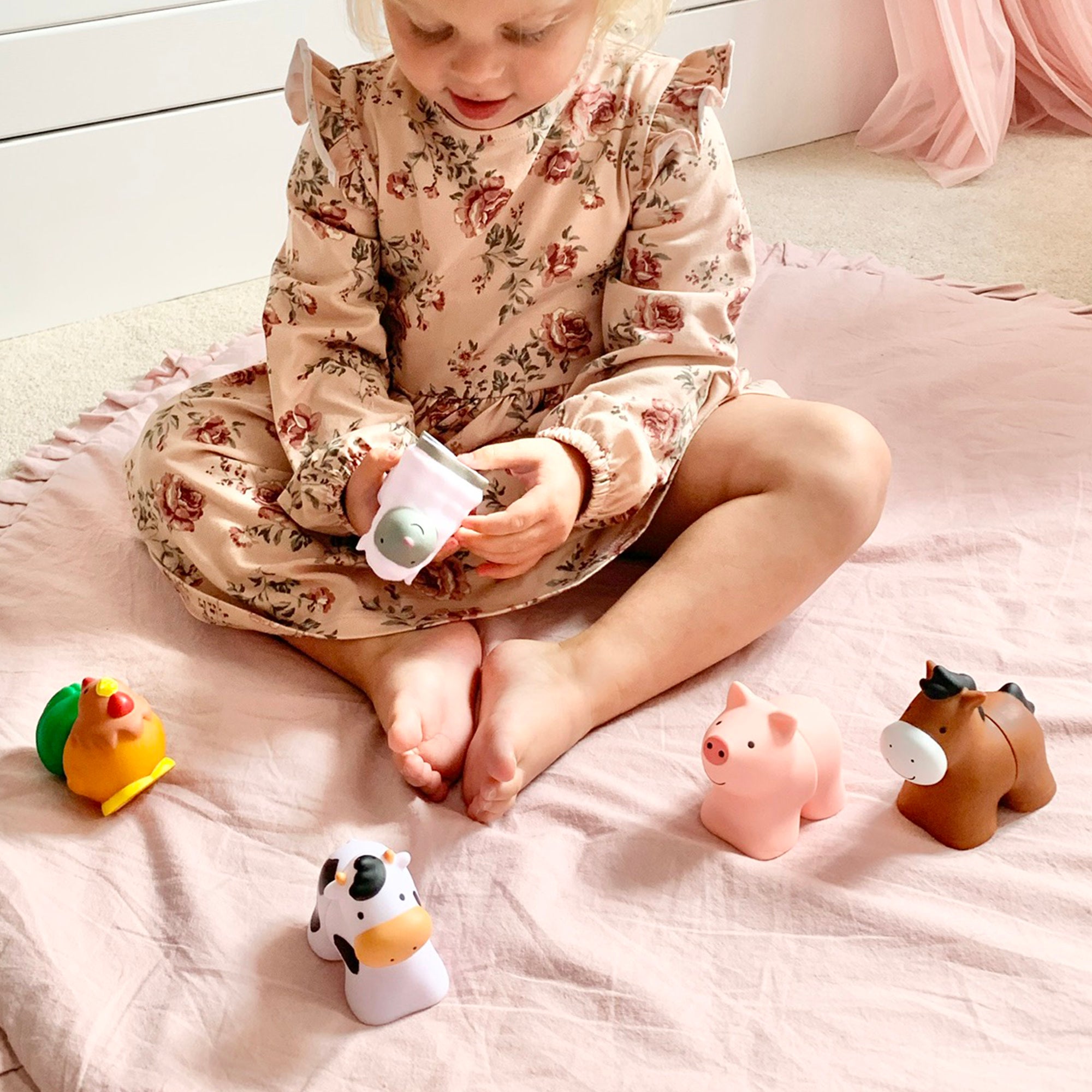 Melissa & Doug Pop Blocks Farm Animals - Image 2