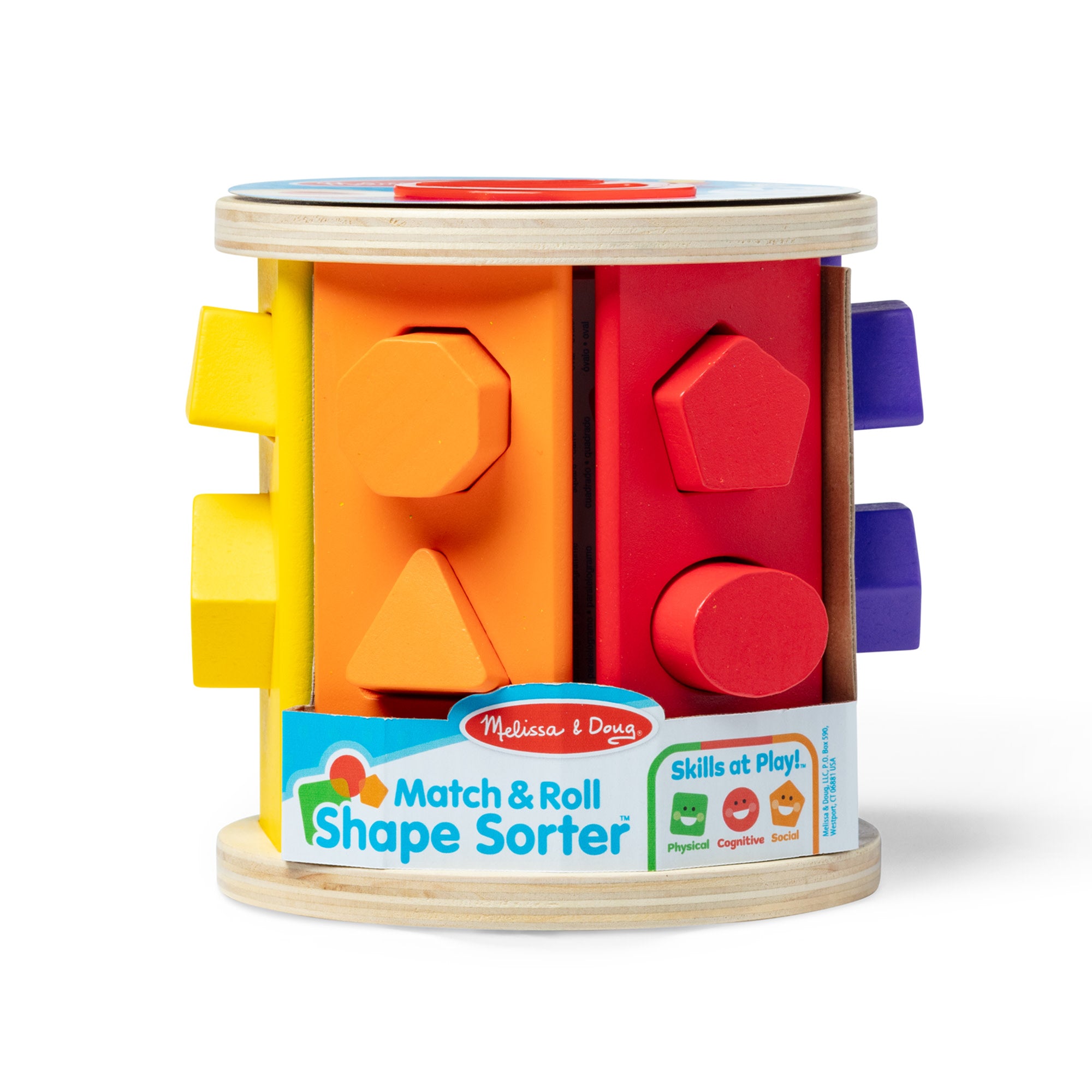 Melissa & Doug Match and Roll Shape Sorter - Image 3