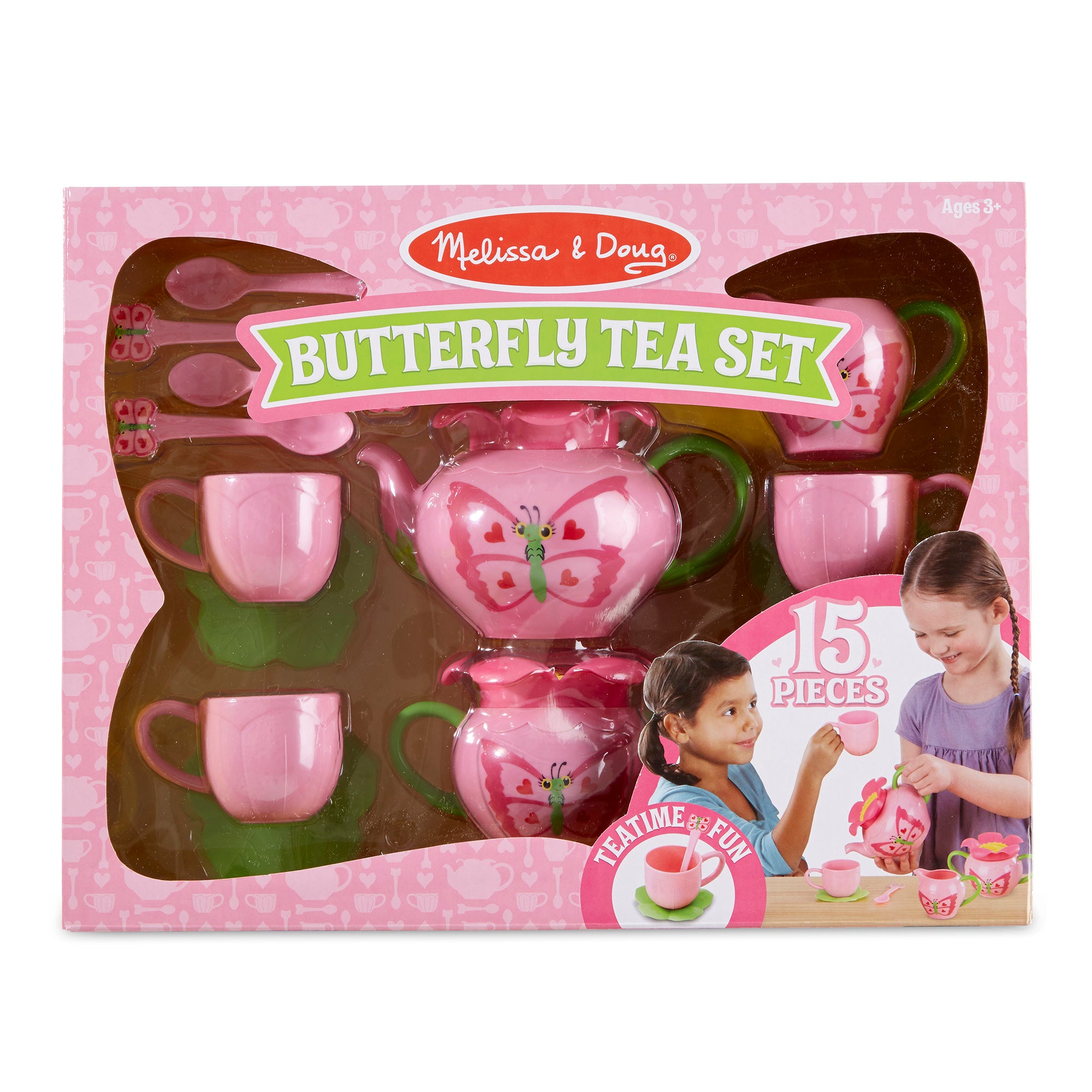Melissa & Doug Butterfly Tea Set - Image 3
