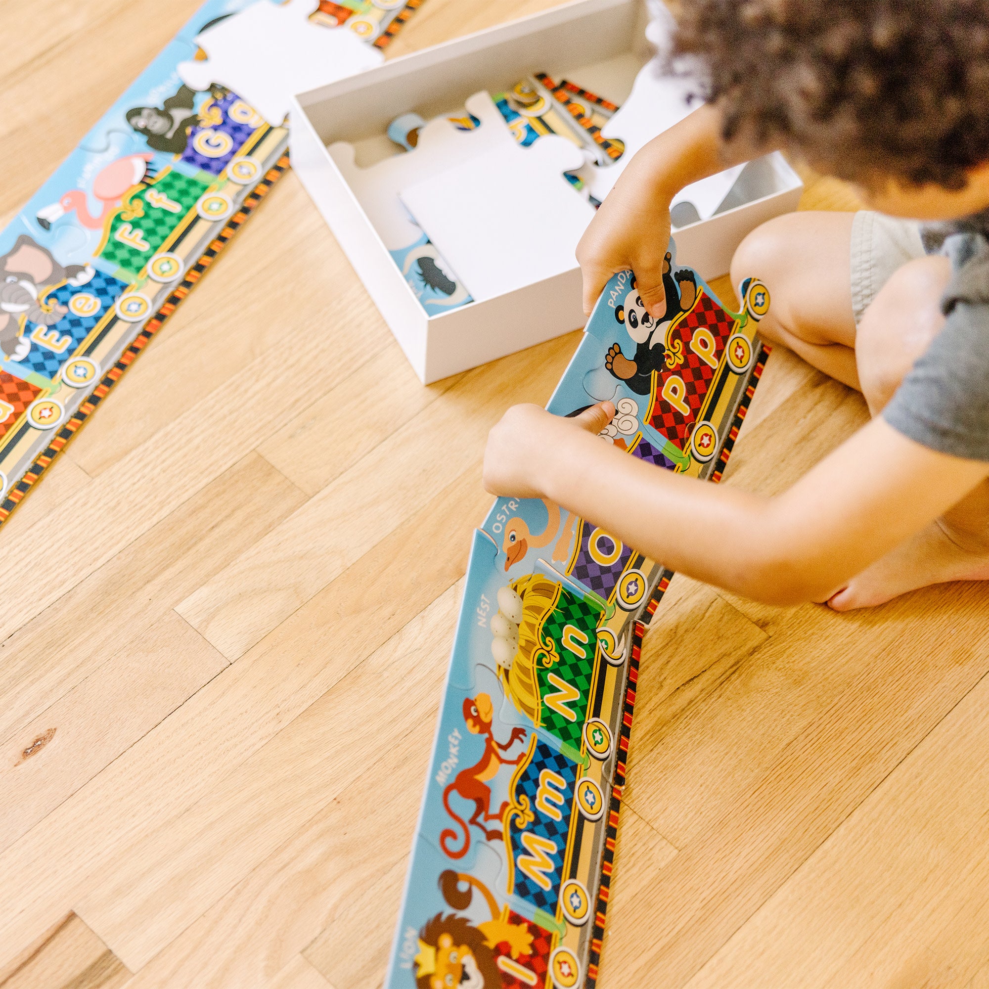 Melissa & Doug Alphabet Express Floor Puzzle - 27 Pieces - Image 3