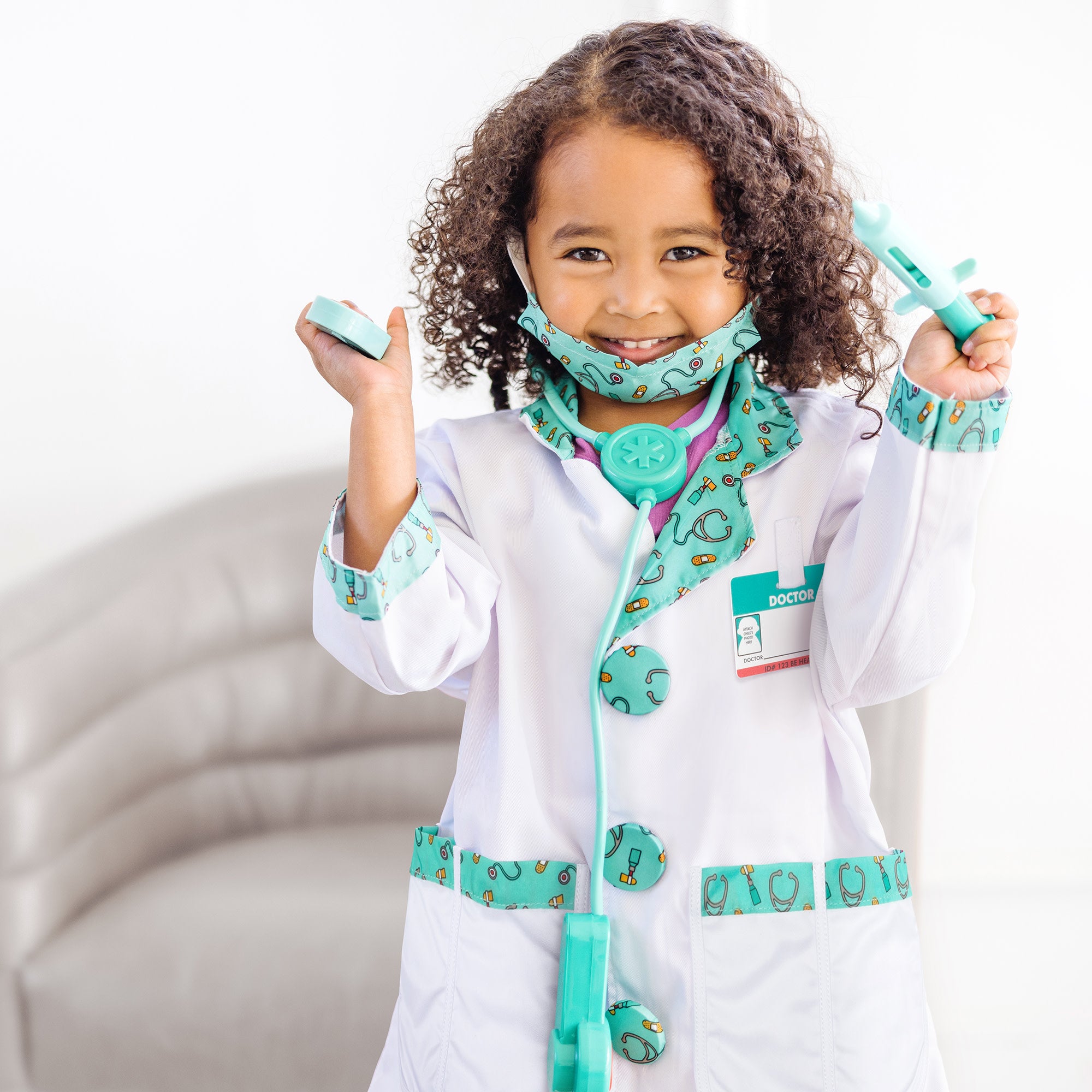 Melissa & Doug Doctor Costume Role Play Set - Image 2