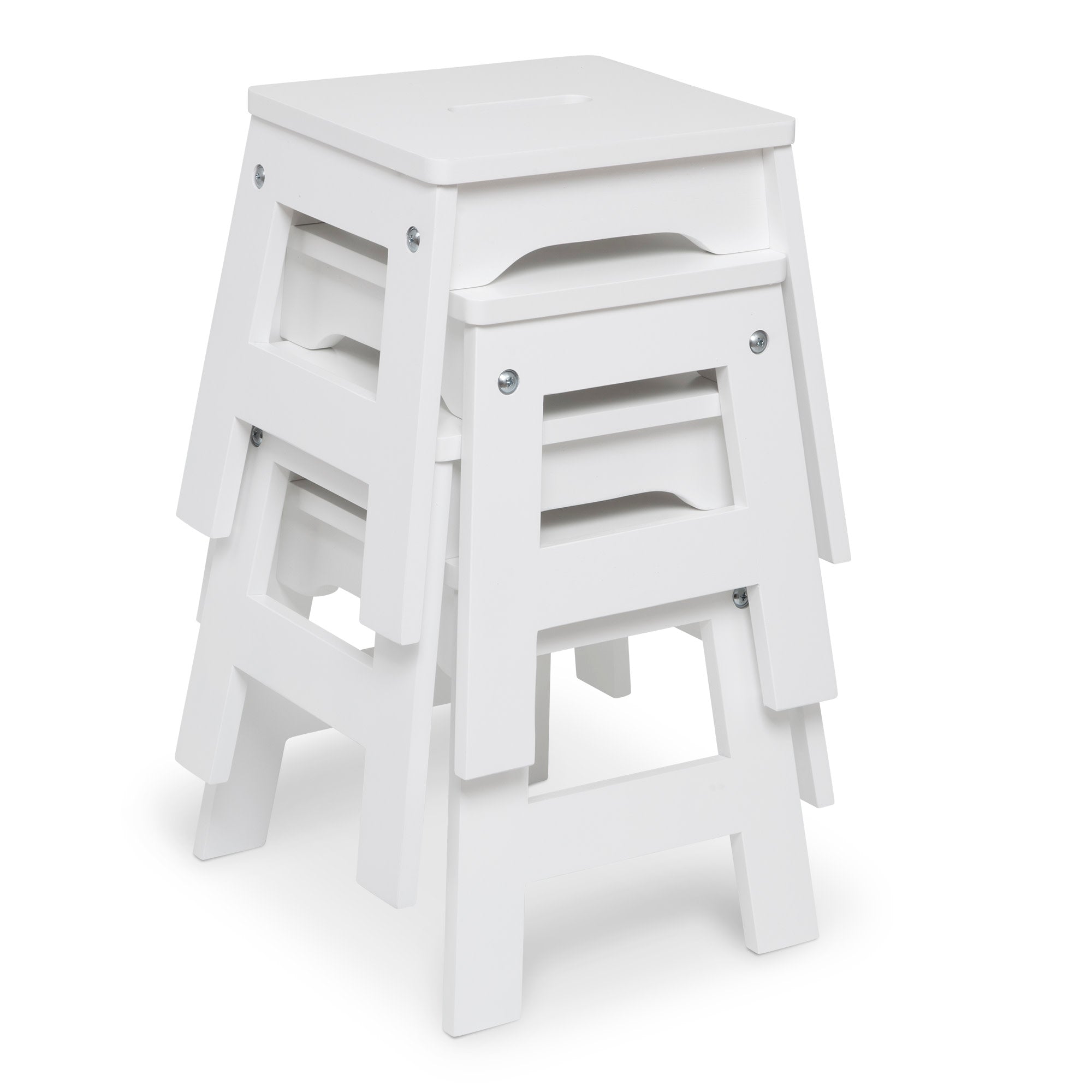 Melissa & Doug Wooden Stools ?C Set of 4 - Image 4
