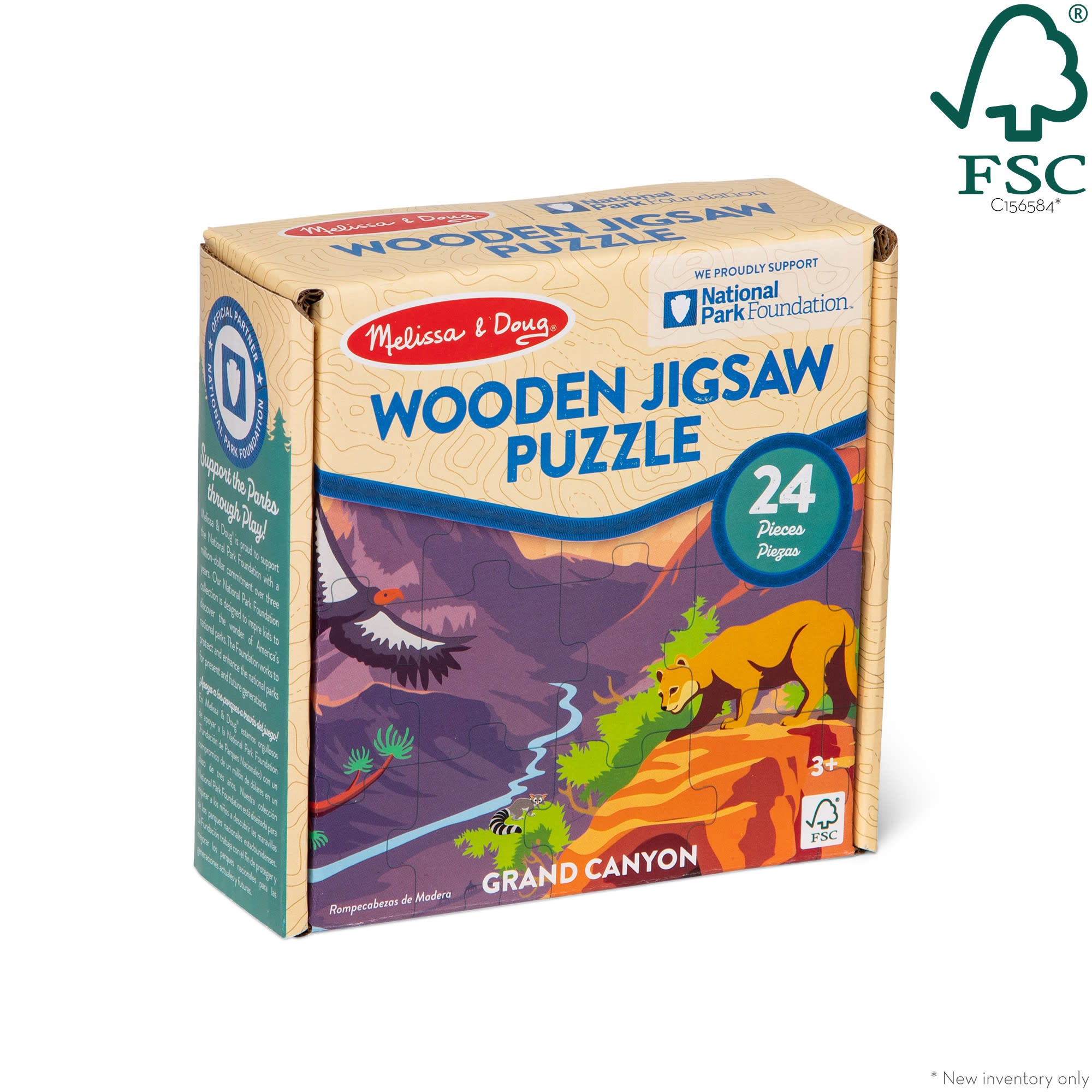 Melissa & Doug Grand Canyon National Park Wooden Jigsaw Puzzle ?C 24 Pieces - Image 3