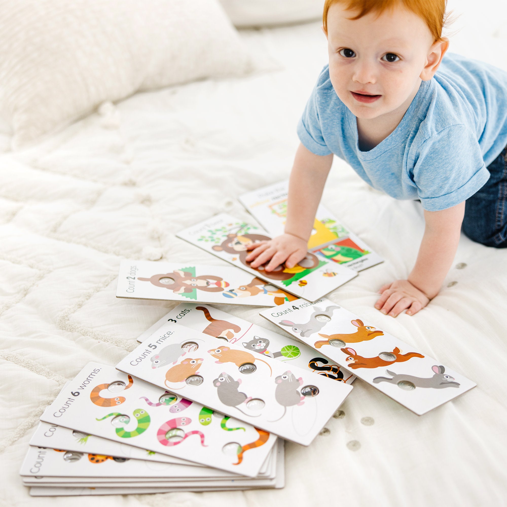 Melissa & Doug Poke-A-Dot Jumbo Number Learning Cards - Image 6