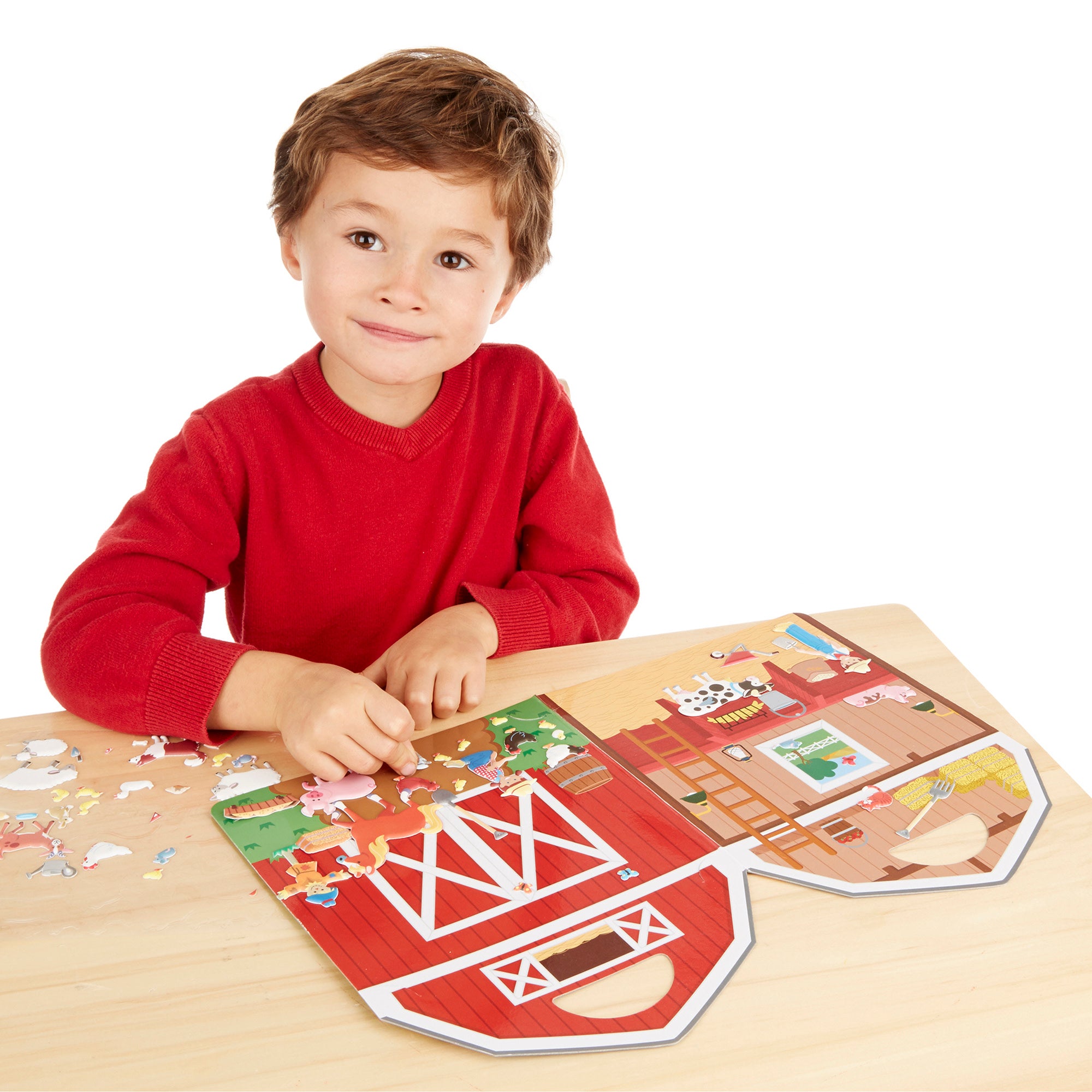 Melissa & Doug Puffy Sticker Play Set - On the Farm - Image 8