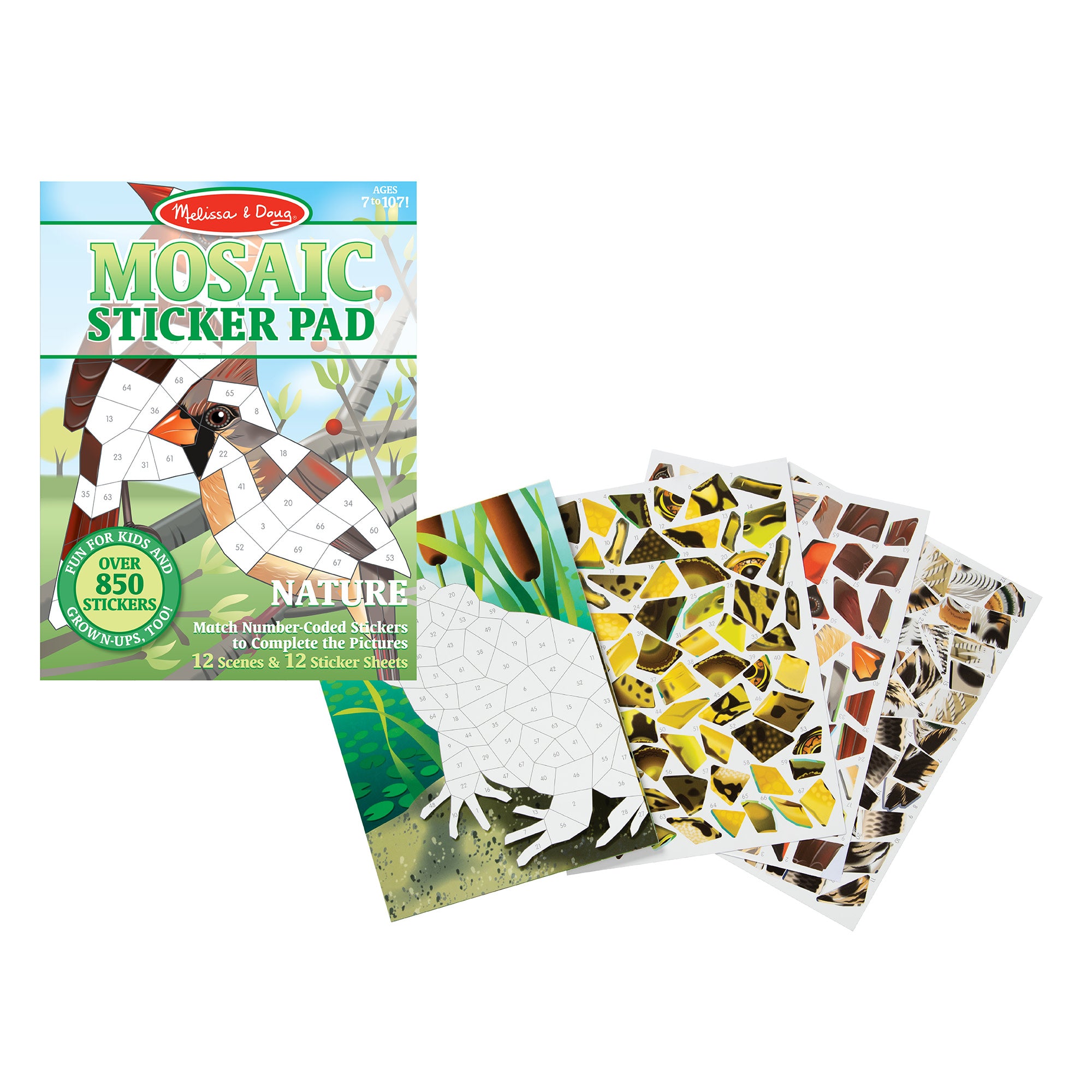 Melissa & Doug Mosaic Sticker Pad - Nature - Image 6