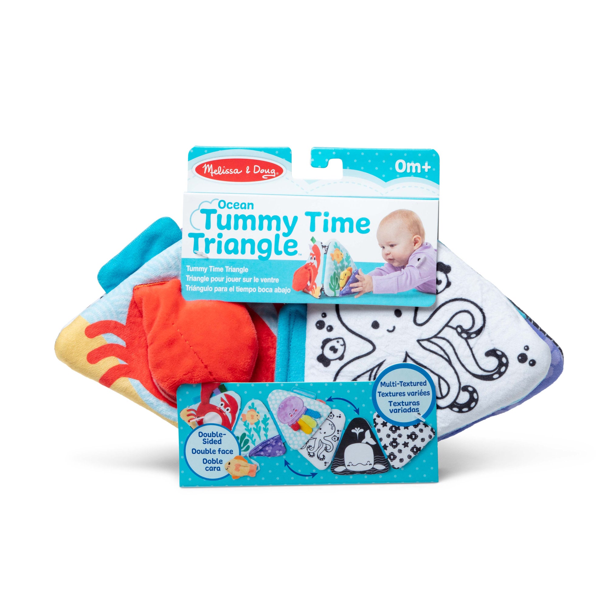 Melissa & Doug Ocean Tummy Time Triangle Baby Toy - Image 4