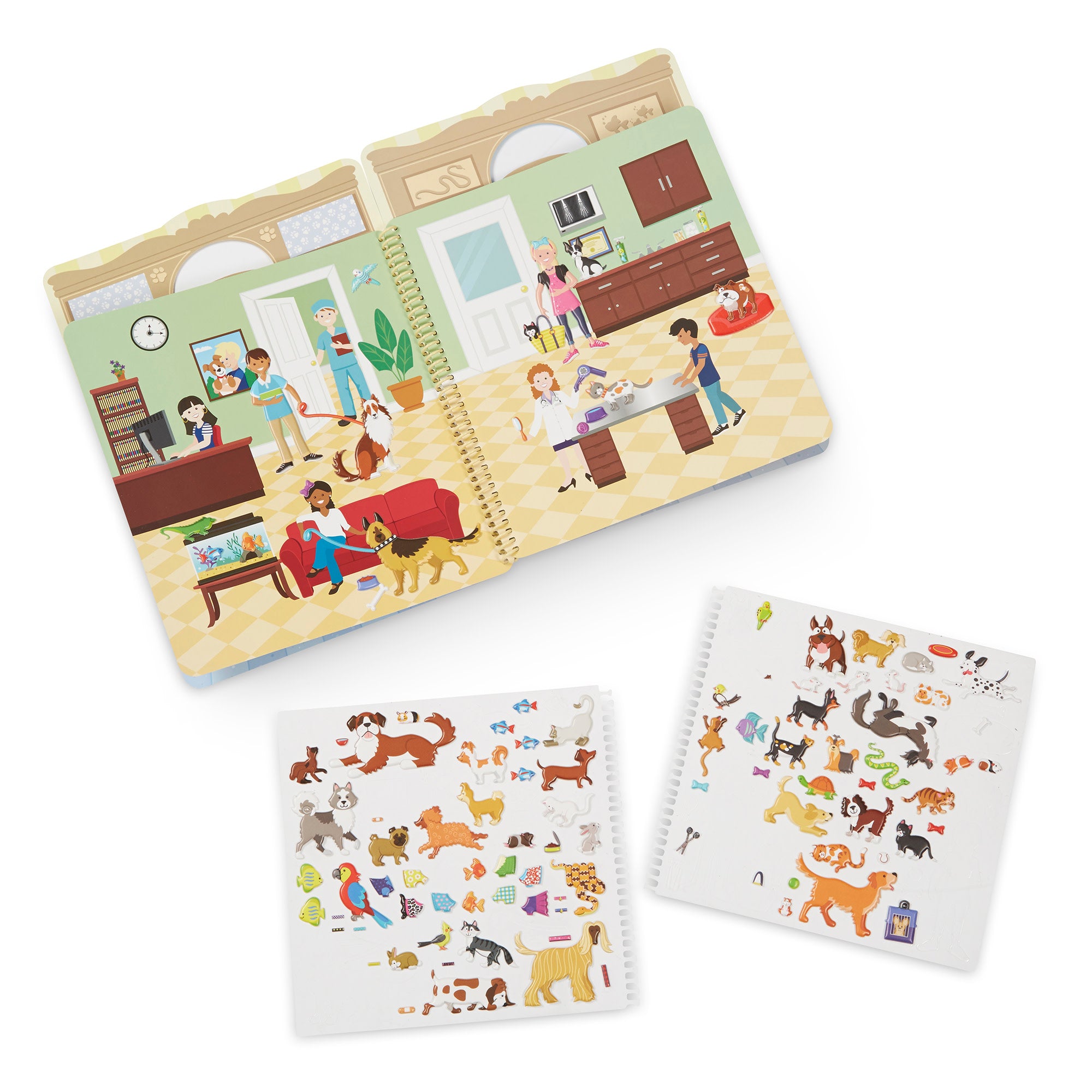 Melissa & Doug Puffy Sticker Activity Book - Pet Place - Image 9