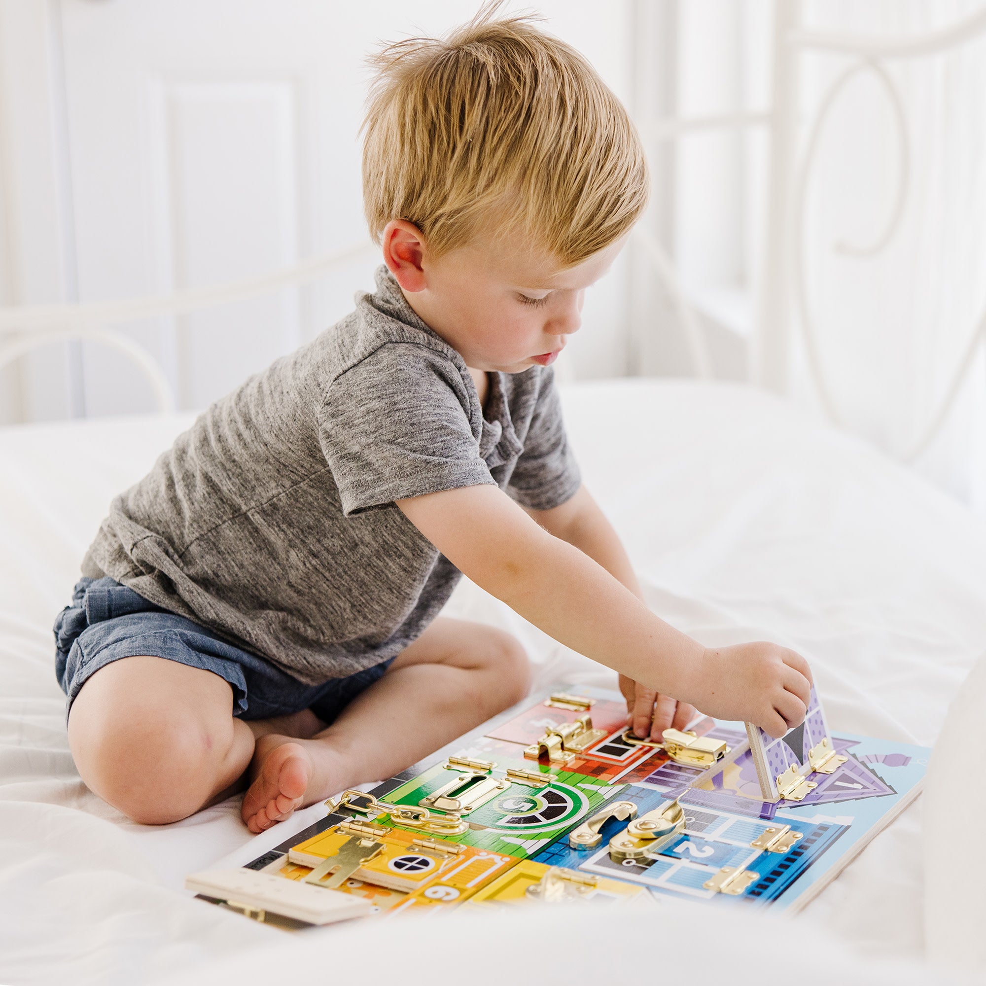 Melissa & Doug Wooden Latches Board - Image 7