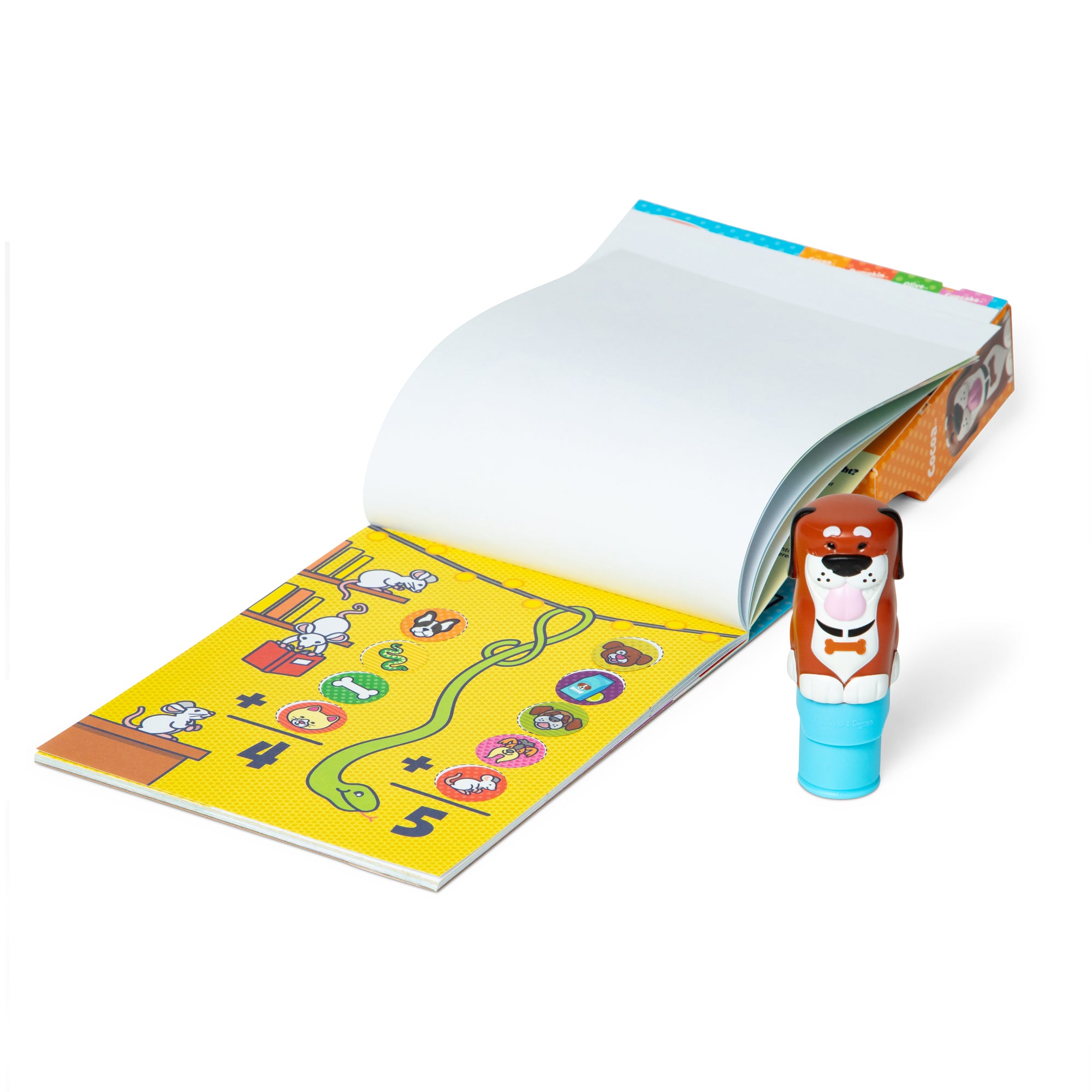 Melissa & Doug Sticker WOW!? Dog Bundle: Activity Pad & Sticker Stamper + Mini Activity Pad and 200 Refill Stickers - Image 5