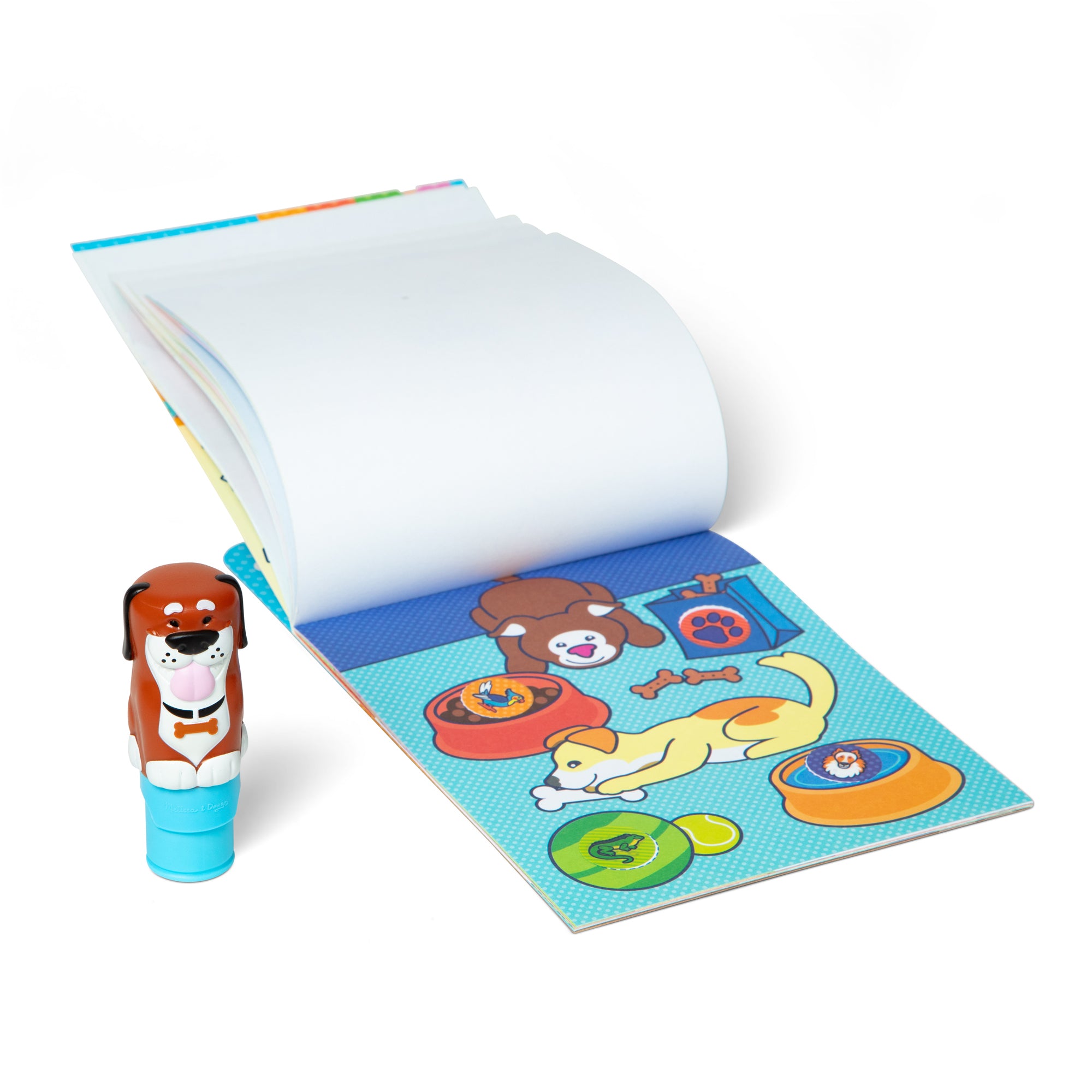 Melissa & Doug Sticker WOW!? Dog Bundle: Activity Pad & Sticker Stamper + Mini Activity Pad and 200 Refill Stickers - Image 6