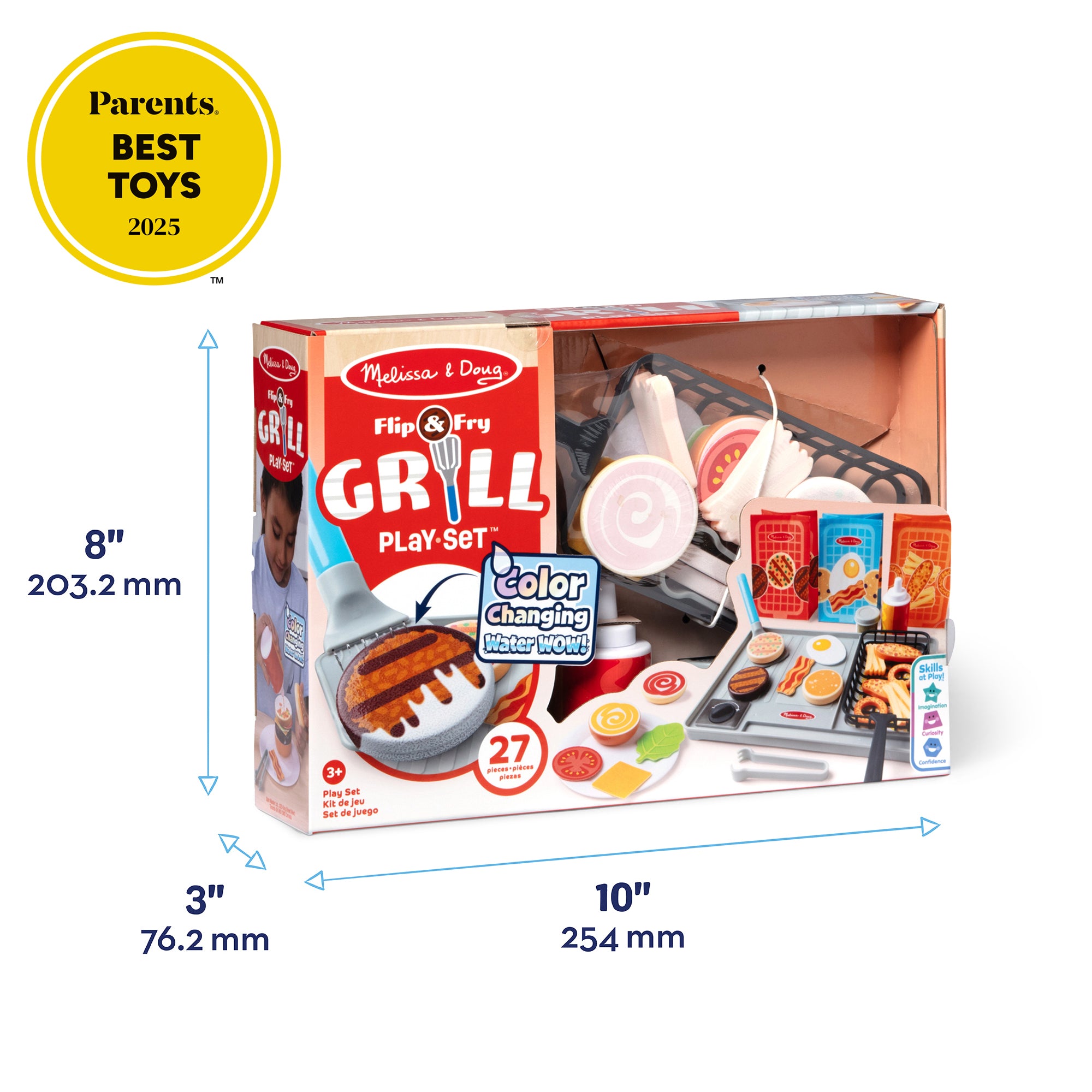 Melissa & Doug Flip & Fry Grill Play Set with Color Changing Water WOW! - Image 3