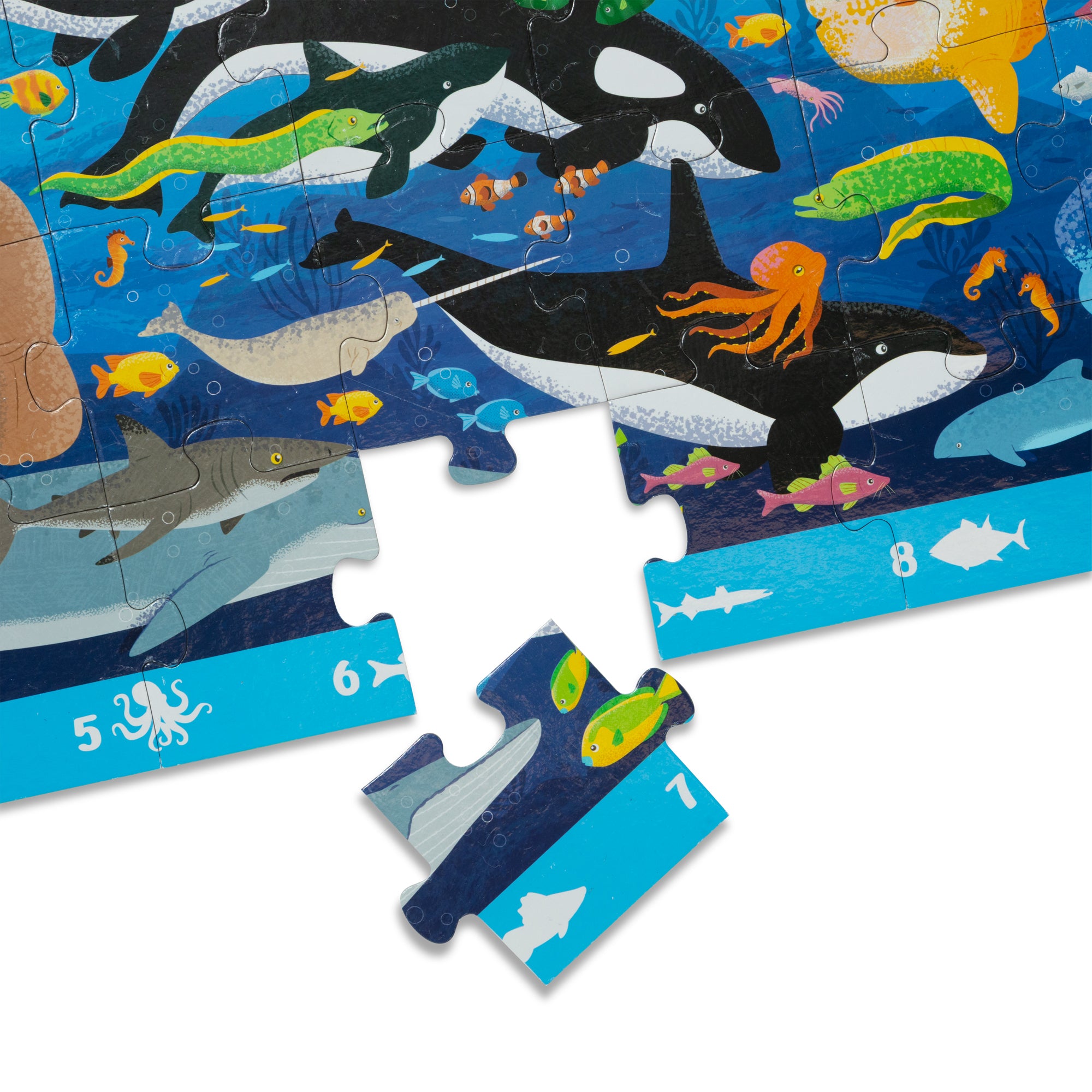 Melissa & Doug Underwater Floor Puzzle - 48 Pieces - Image 4