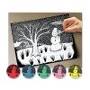 Melissa & Doug Scratch Art Paper - Solid Color Assortment (60 sheets)