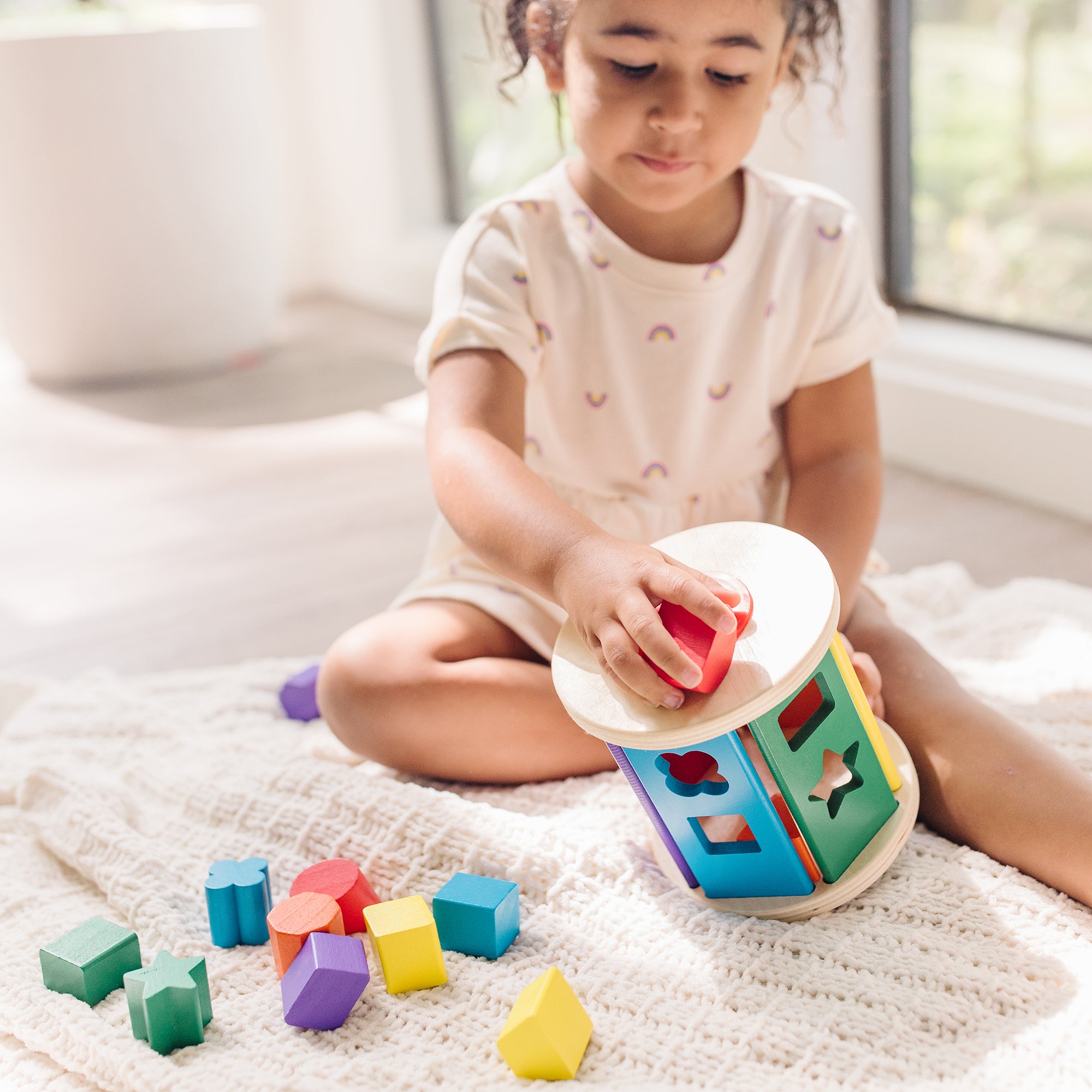 Melissa & Doug Match and Roll Shape Sorter - Image 2