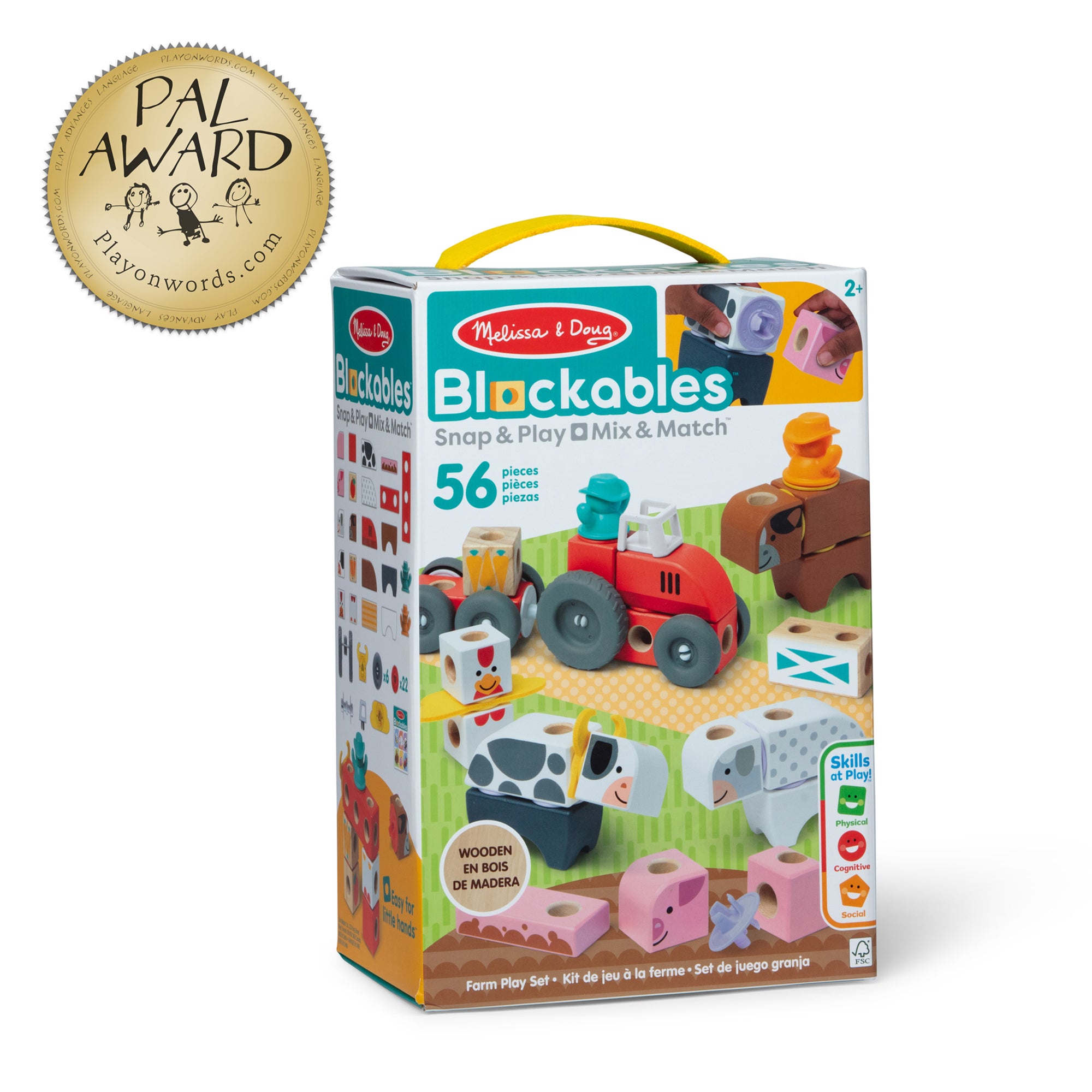Melissa & Doug Blockables? Farm Play Set - Image 3