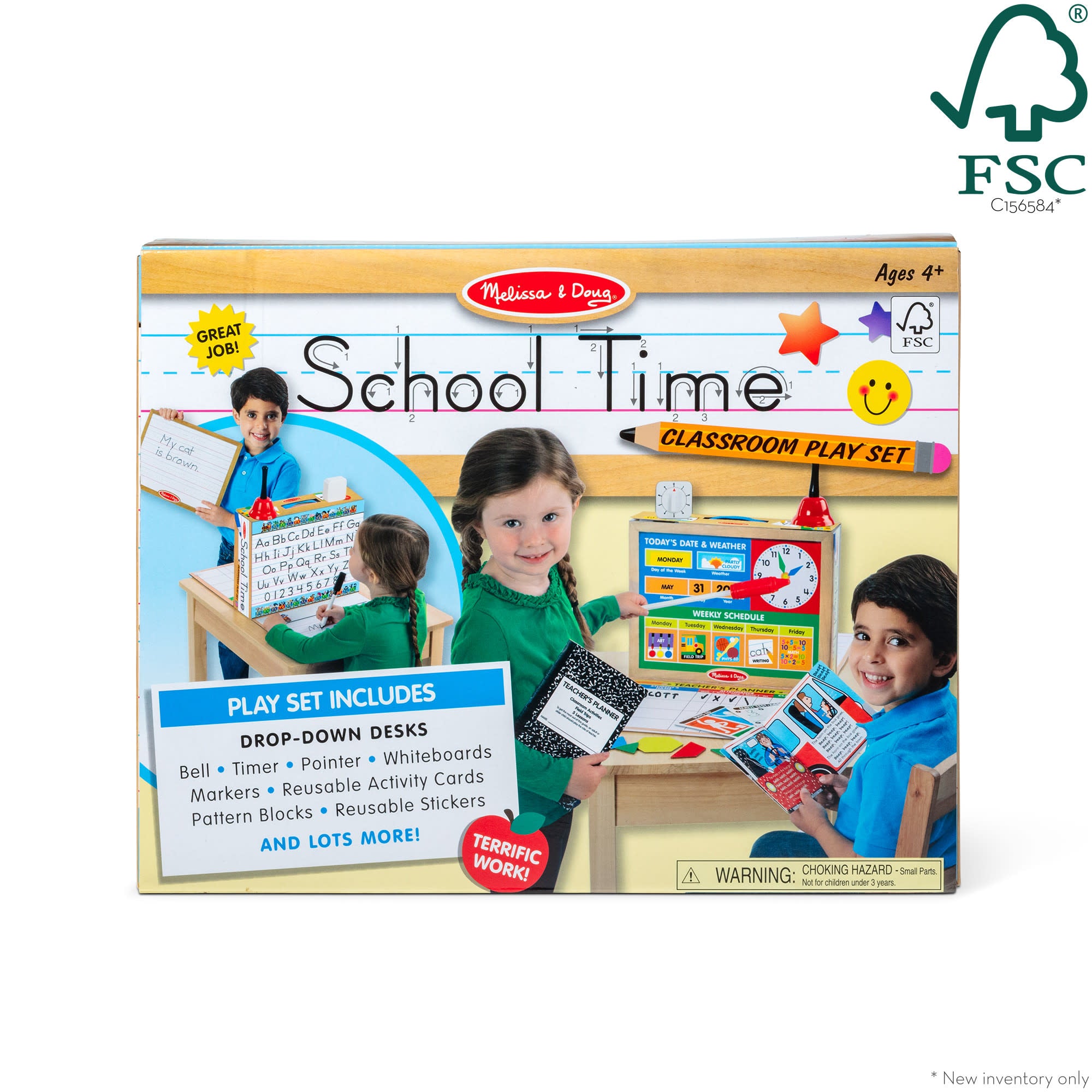 Melissa & Doug School Time! Classroom Play Set - Image 5
