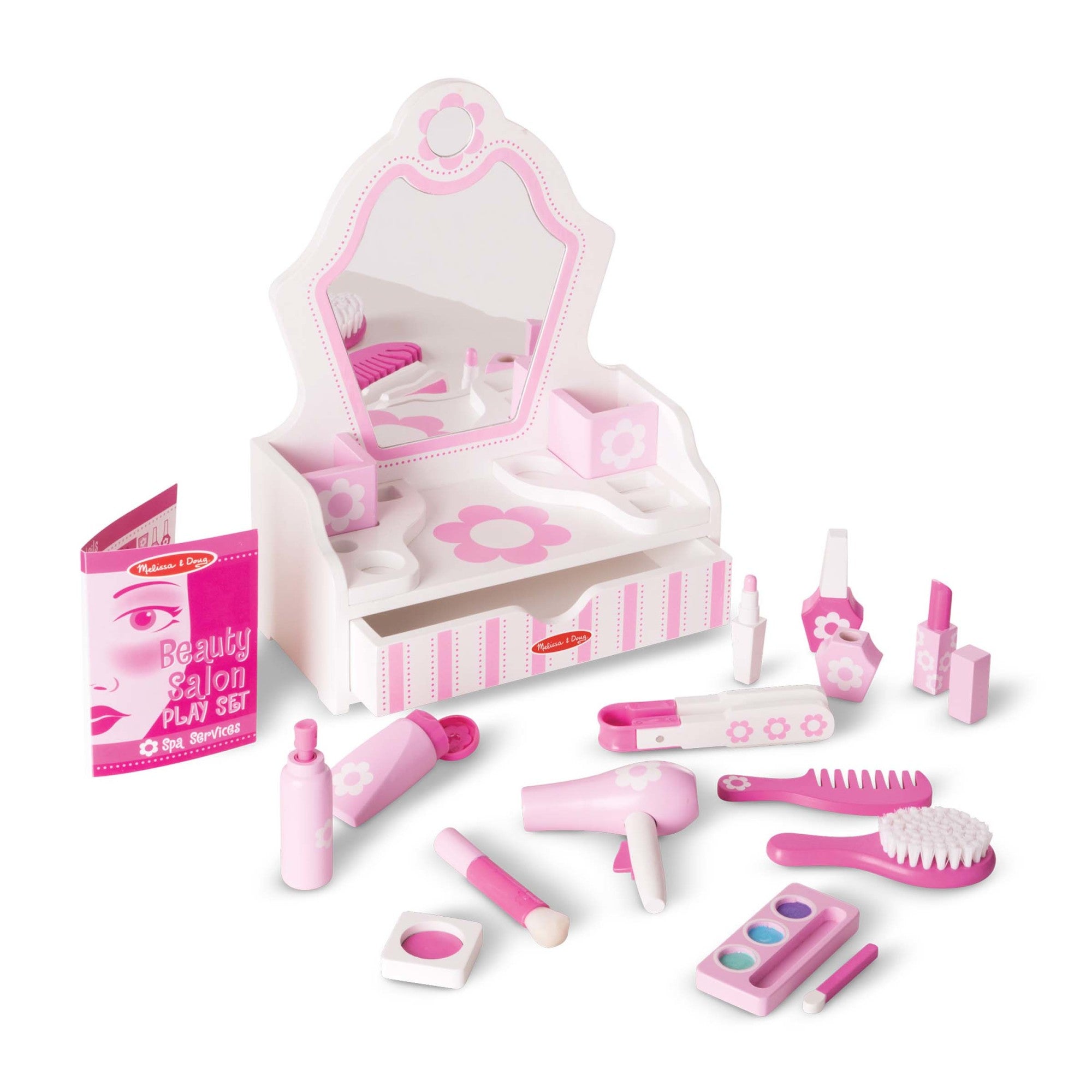 Melissa & Doug Wooden Beauty Salon Play Set - Image 4
