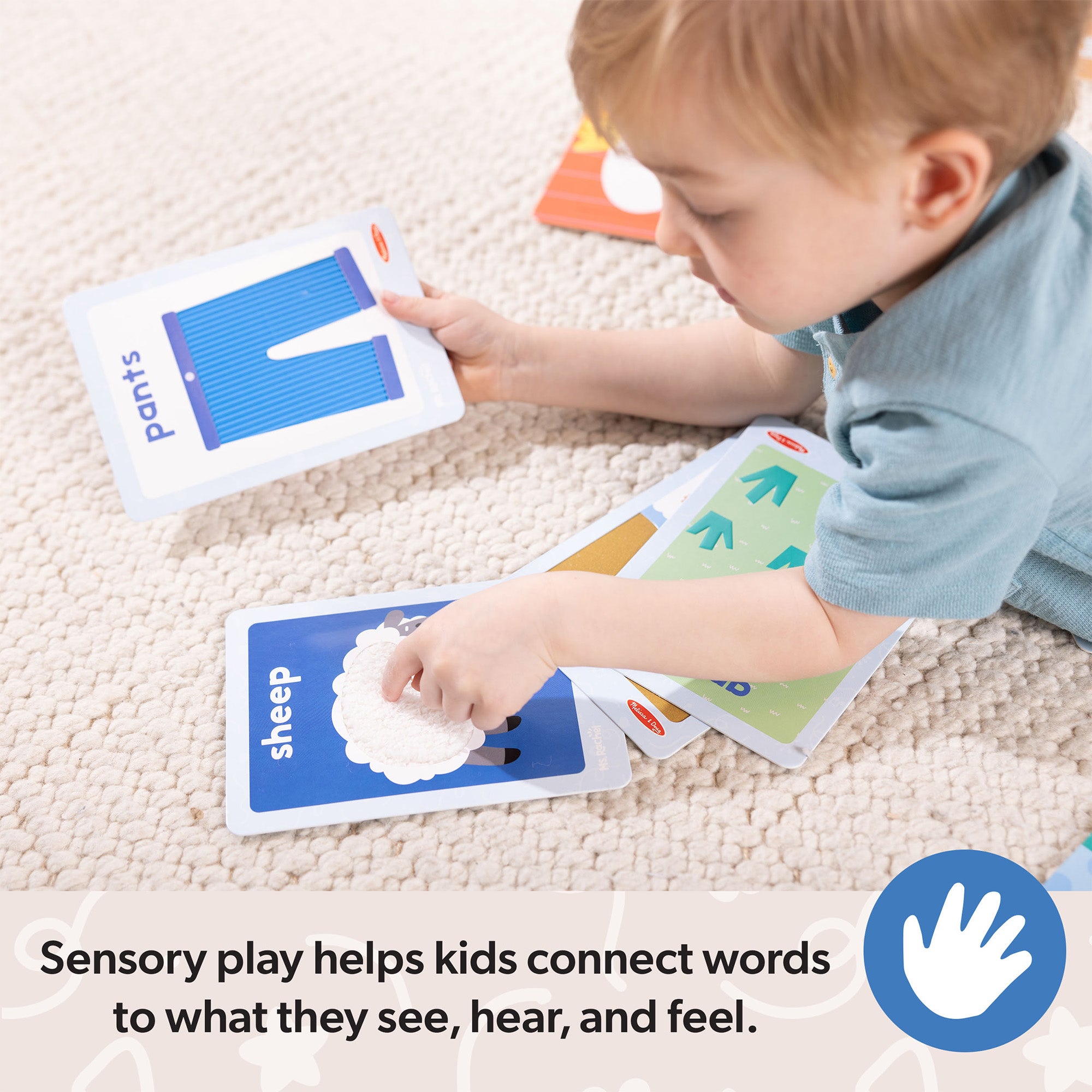 Melissa & Doug Ms. Rachel? First Words Sensory Cards - Image 6
