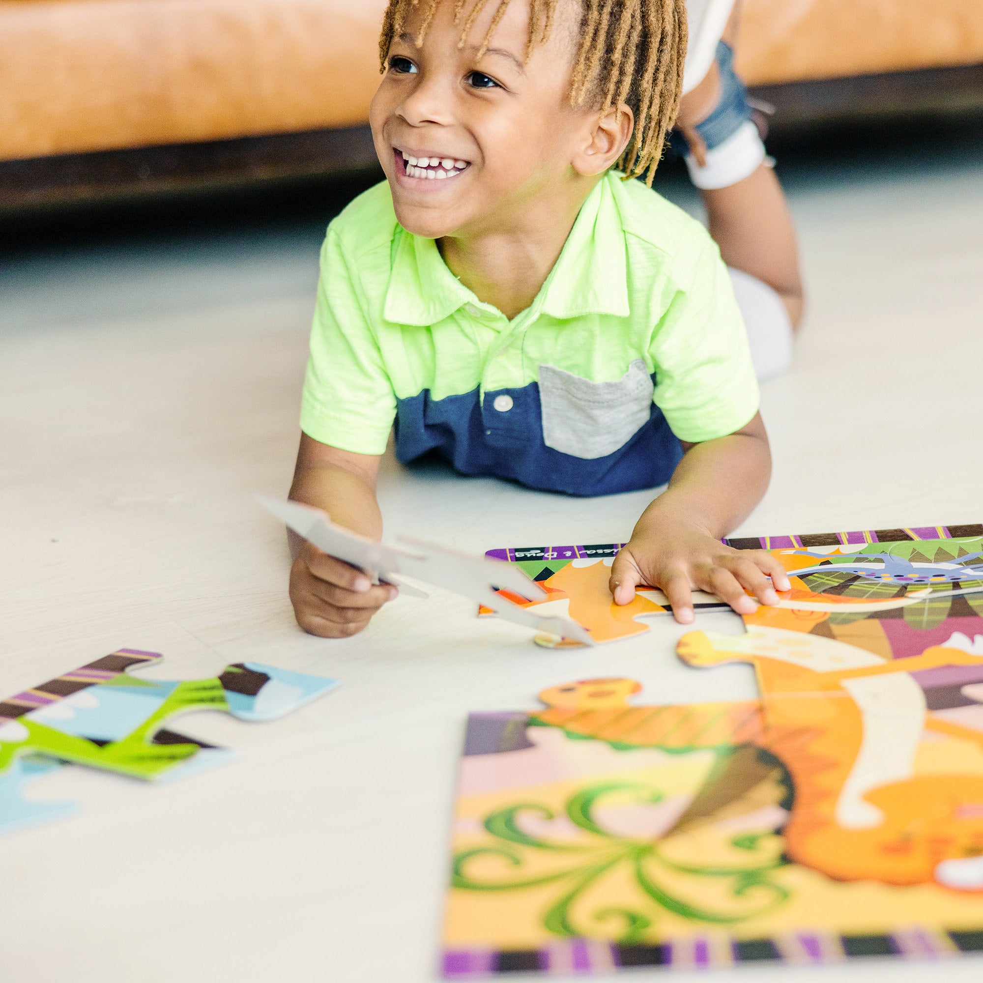 Melissa & Doug Dinosaur Dawn Floor Puzzle - 24 Pieces - Image 6