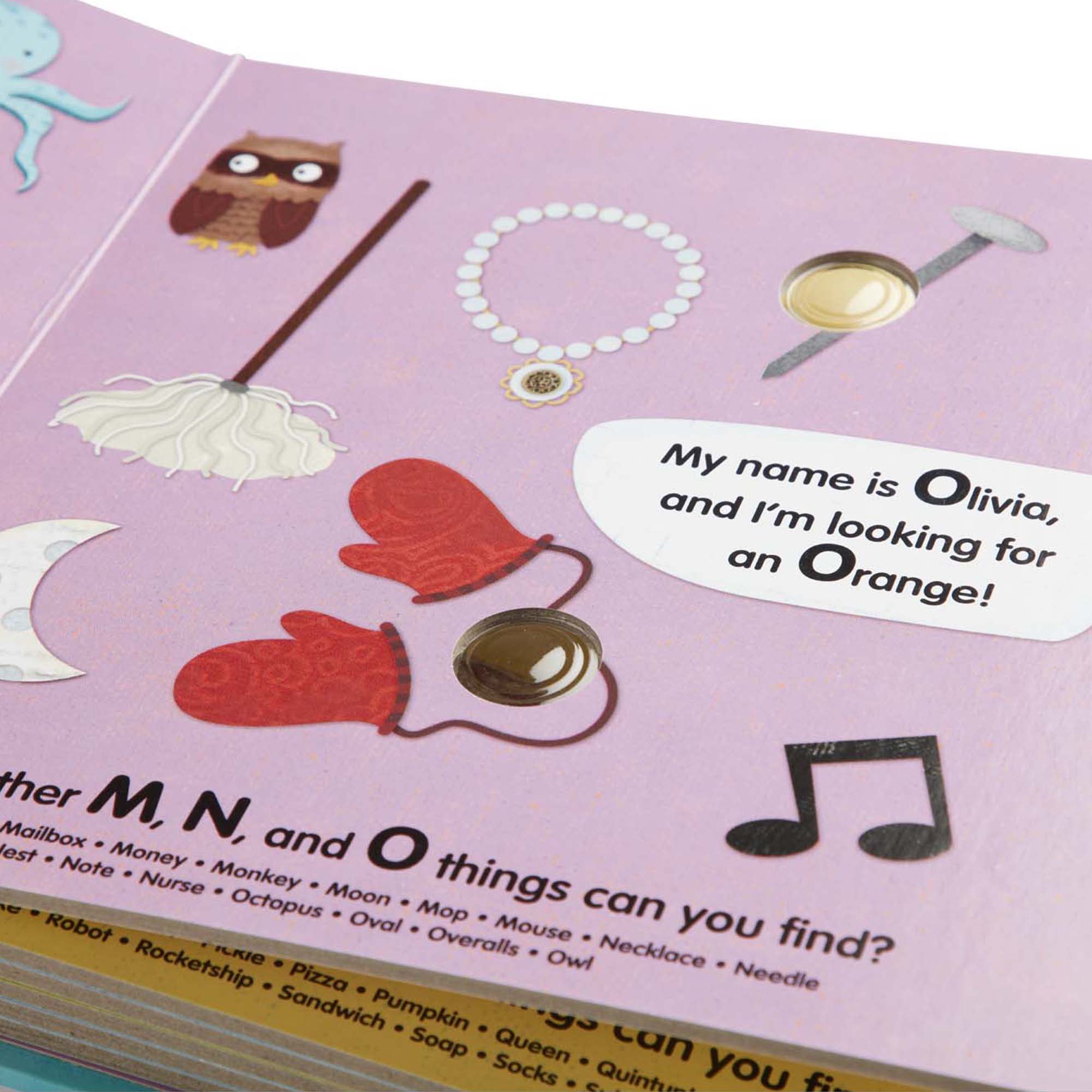 Melissa & Doug Poke-a-Dot: An Alphabet Eye Spy Board Book - Image 6