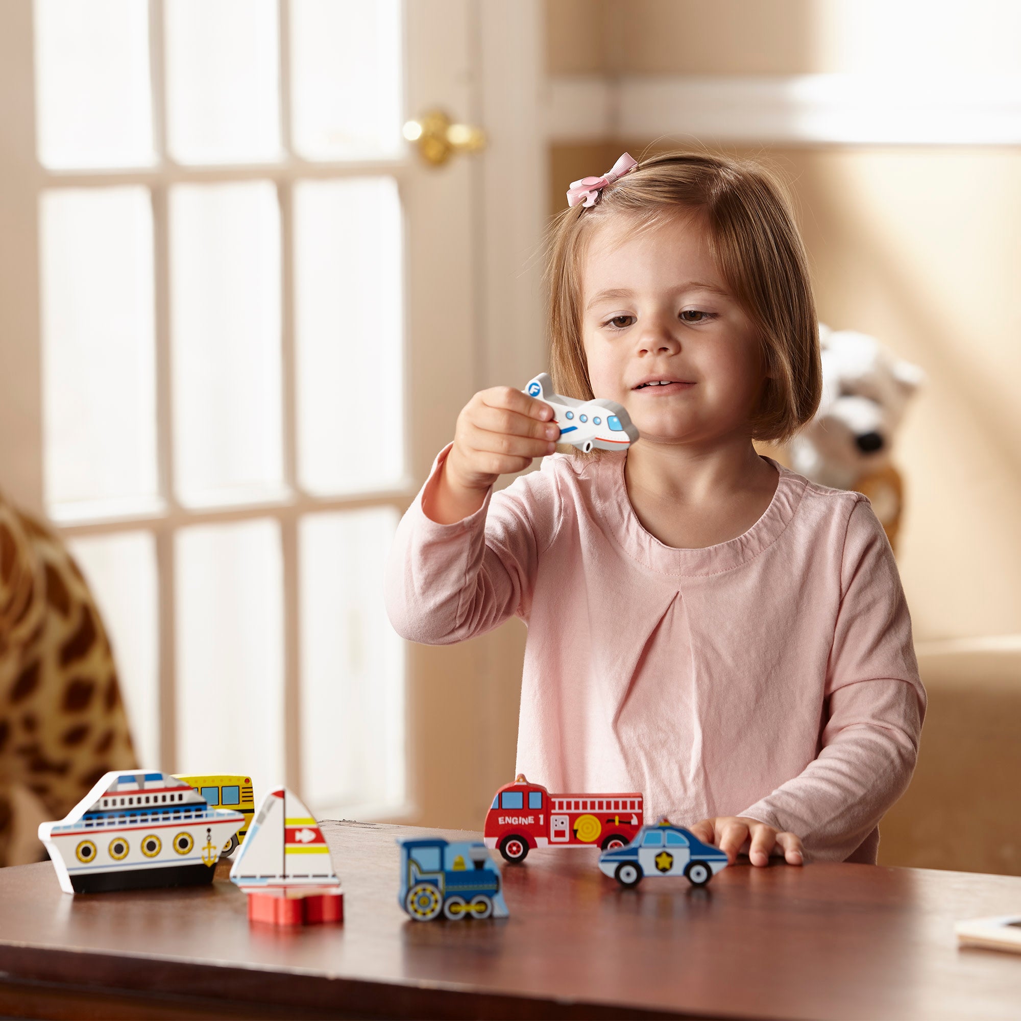Melissa & Doug Vehicles Chunky Puzzle - 9 Pieces - Image 7