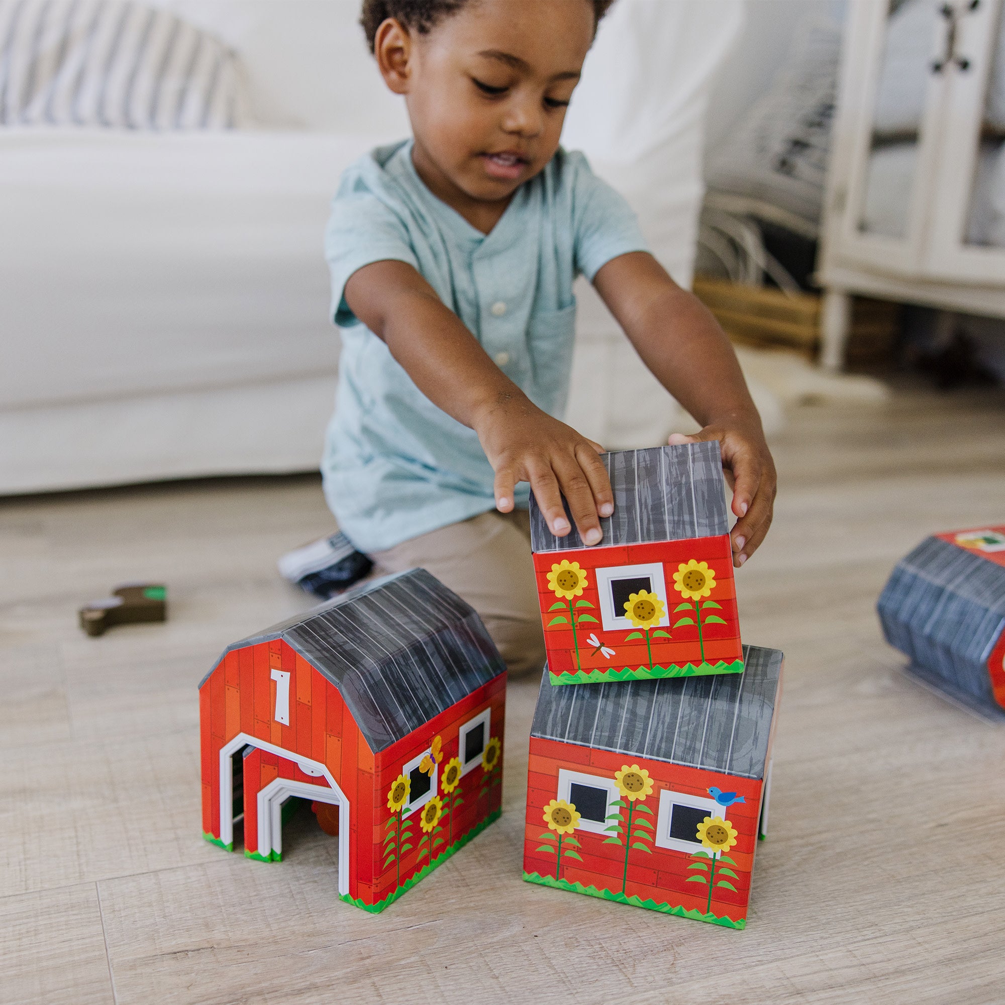 Melissa & Doug Nesting & Sorting Barns & Animals - Image 2