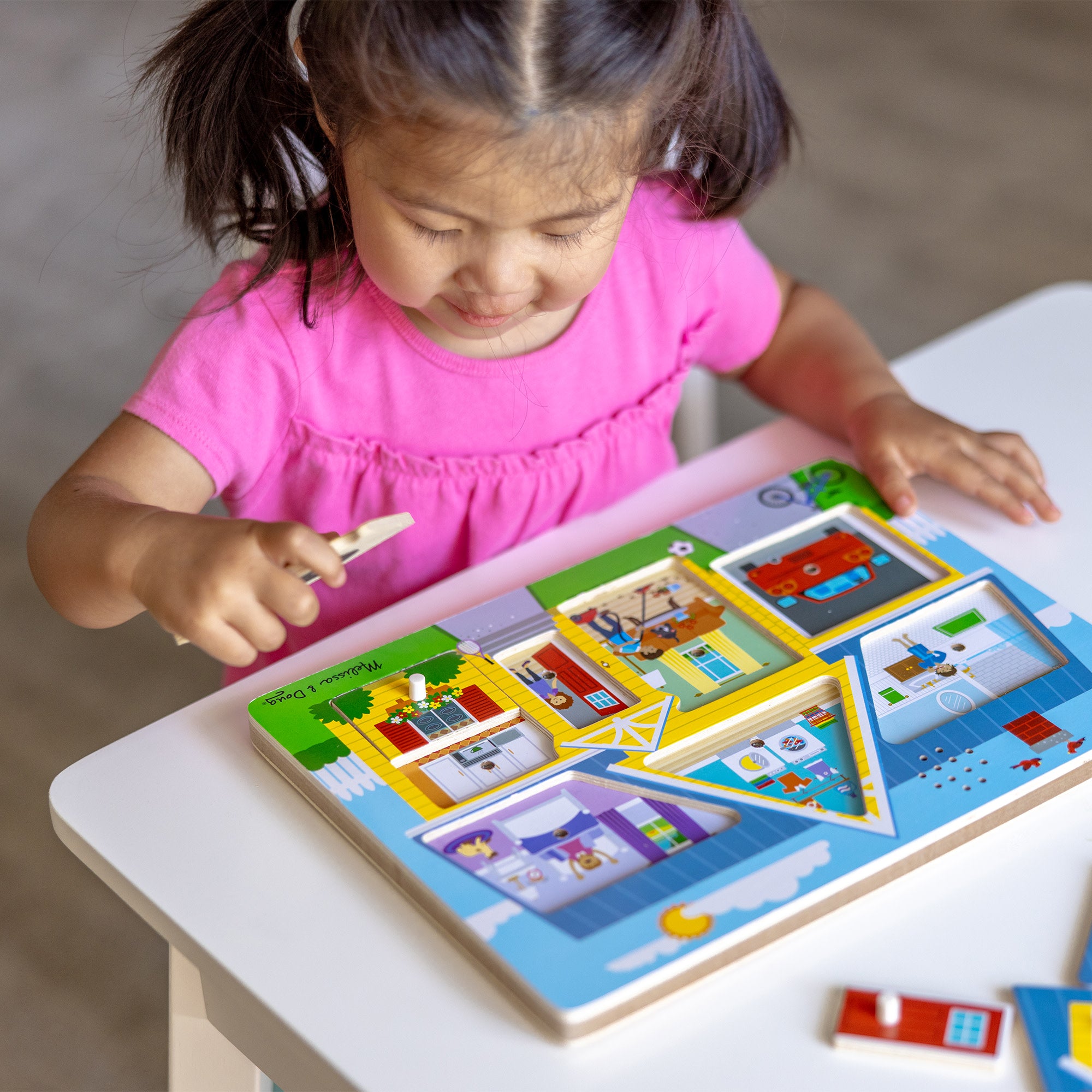Melissa & Doug Around the House Sound Puzzle - 8 Pieces - Image 4