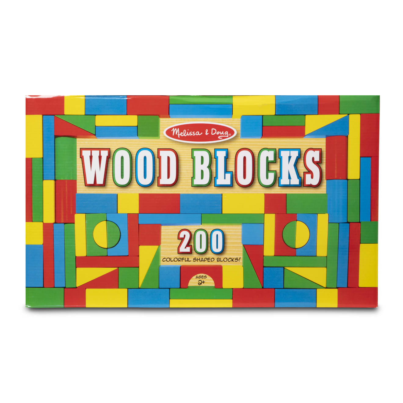 Melissa & Doug 200 Piece Wood Blocks Set - Image 3