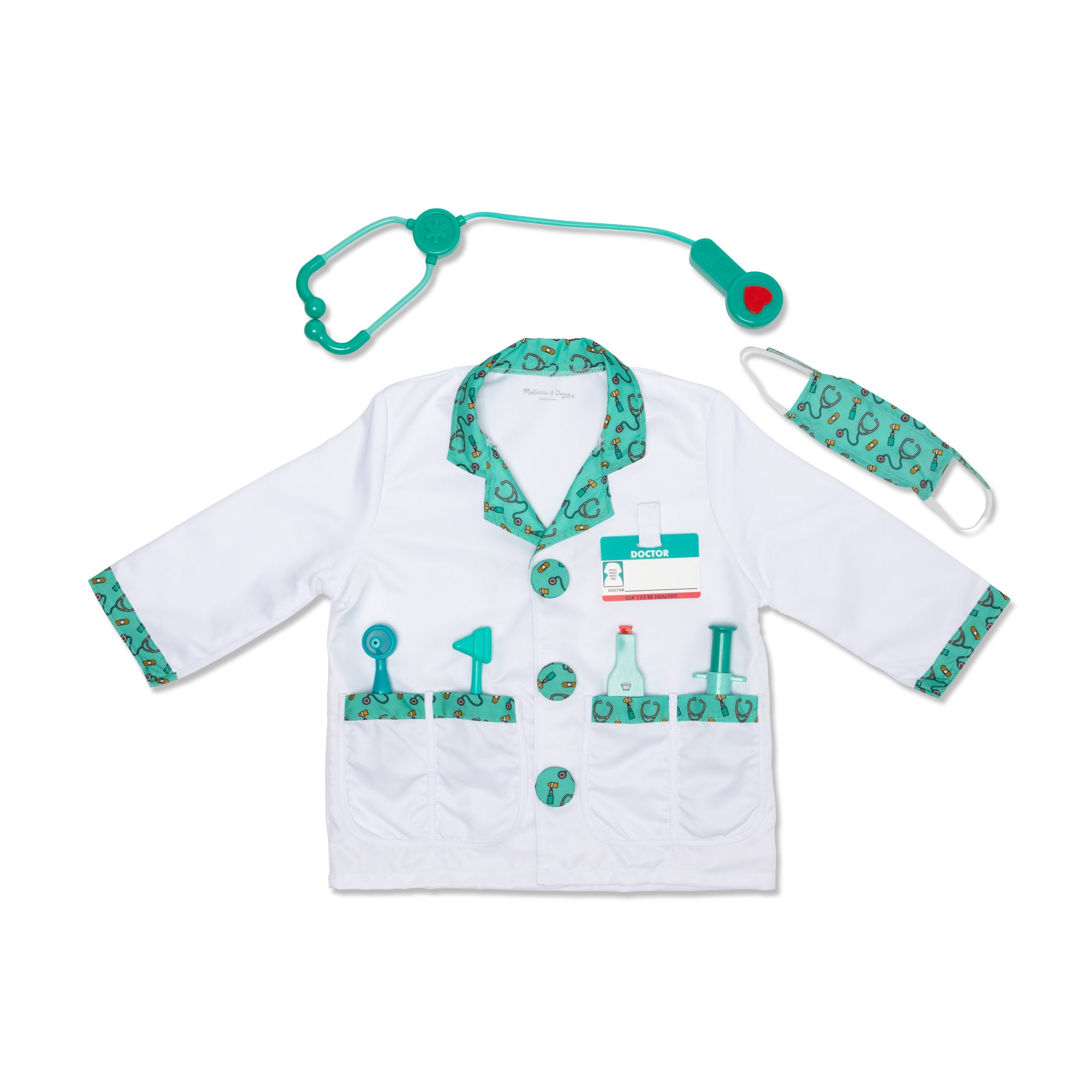 Melissa & Doug Doctor Costume Role Play Set
