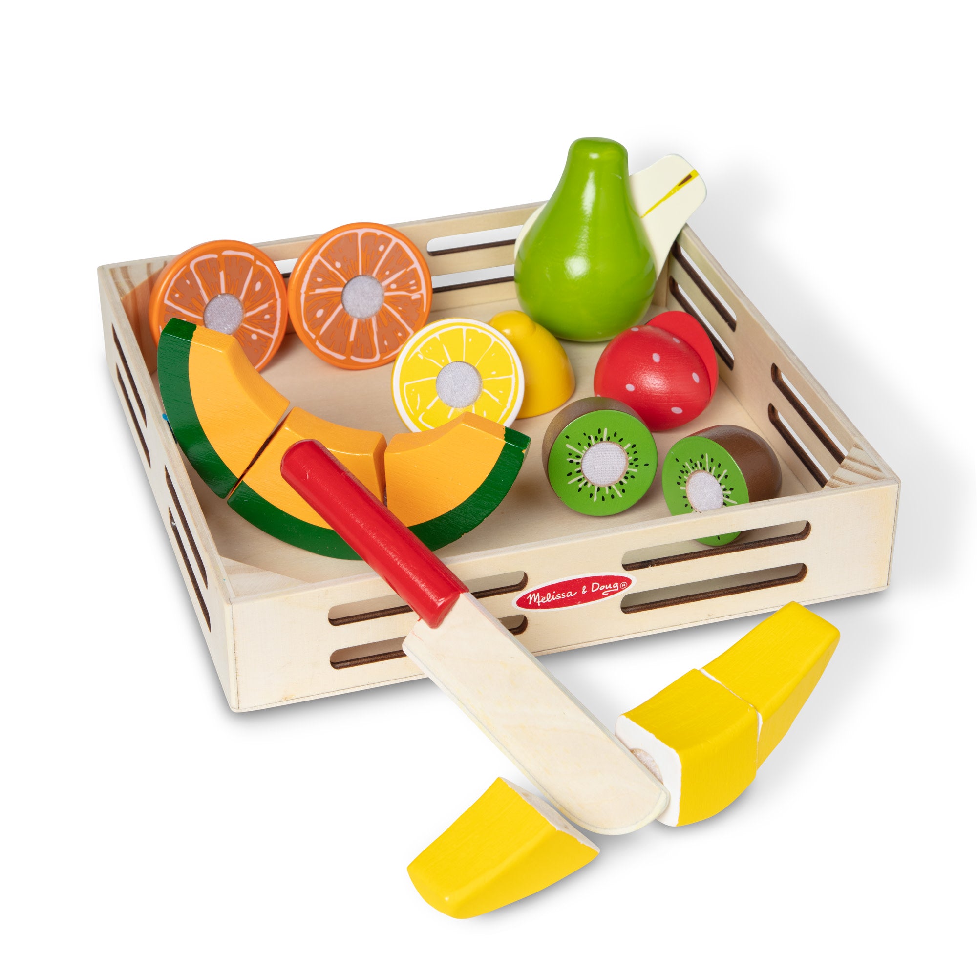 Melissa & Doug Wooden Cutting Fruit Play Food