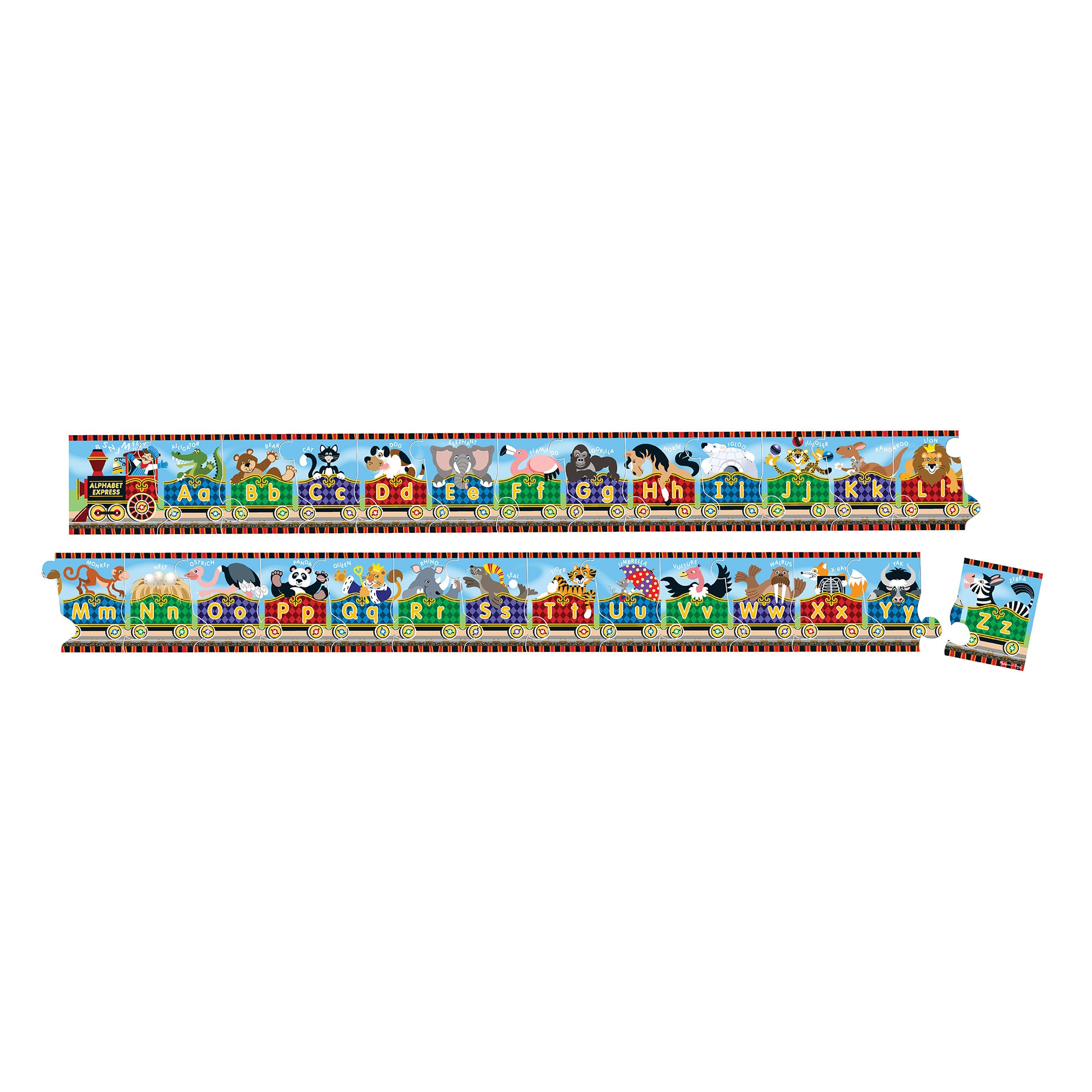 Melissa & Doug Alphabet Express Floor Puzzle - 27 Pieces - Image 8