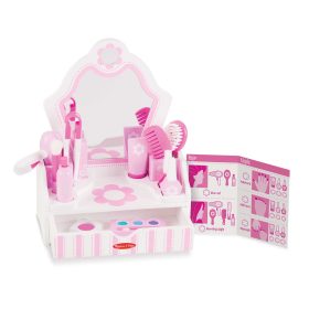 Melissa & Doug Wooden Beauty Salon Play Set