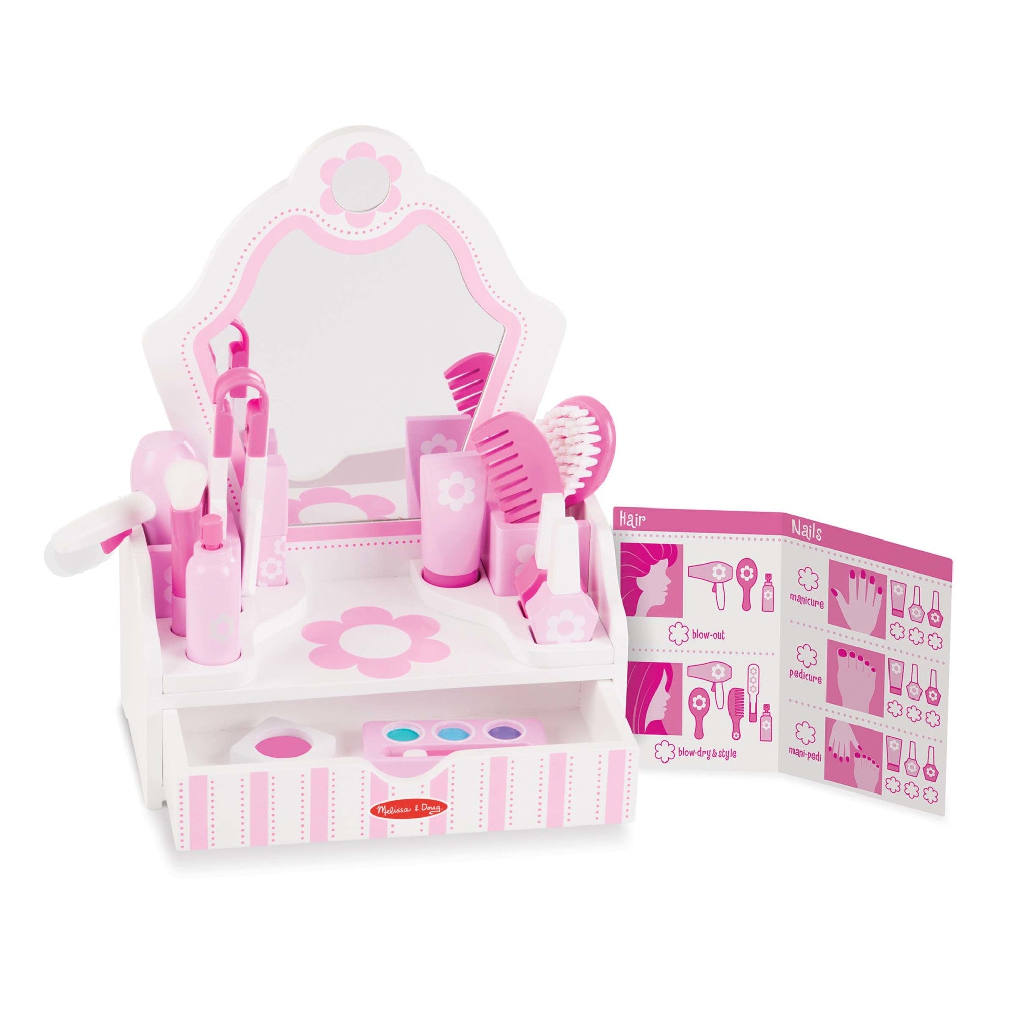 Melissa & Doug Wooden Beauty Salon Play Set