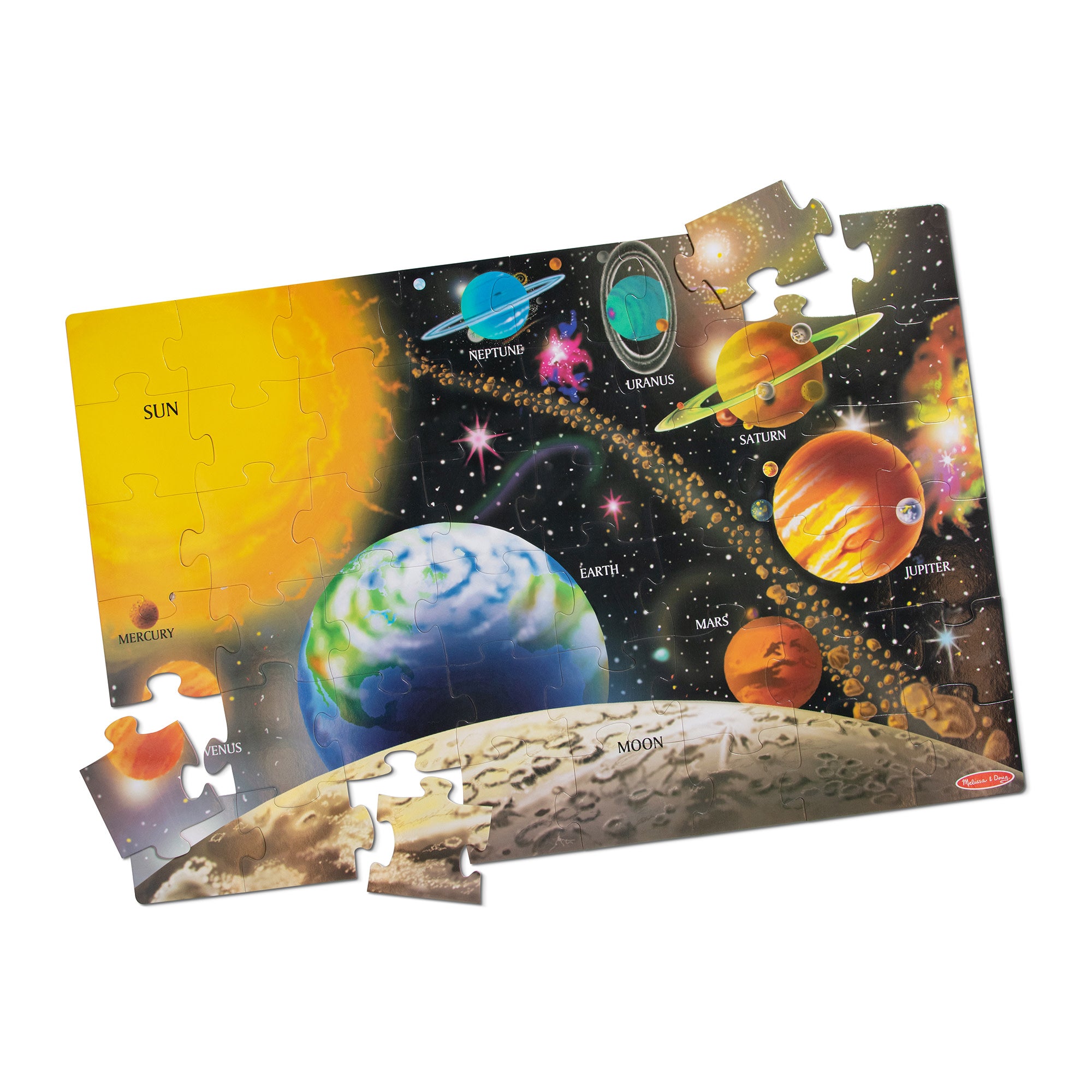 Melissa & Doug Solar System Floor Puzzle - 48 Pieces - Image 8