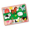 Melissa & Doug Farm Animals Chunky Puzzle - 8 Pieces