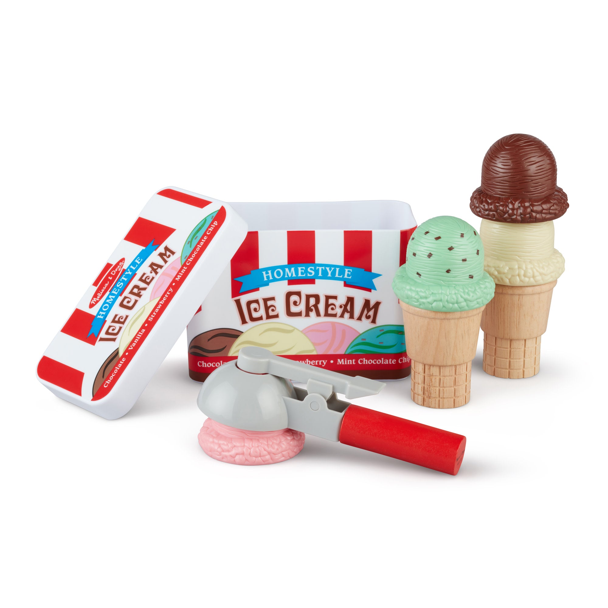 Melissa & Doug Scoop & Stack Ice Cream Cone Magnetic Play Set - Image 9