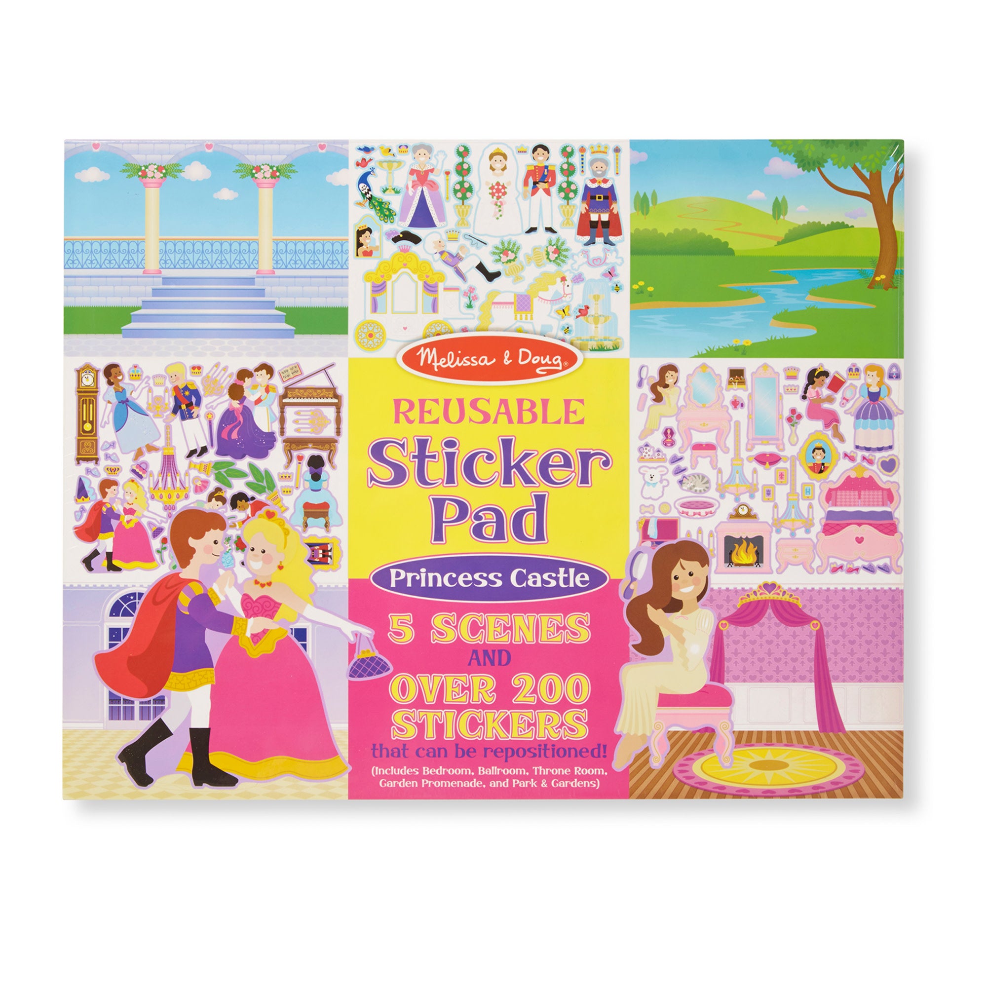 Melissa & Doug Reusable Sticker Pad - Princess Castle