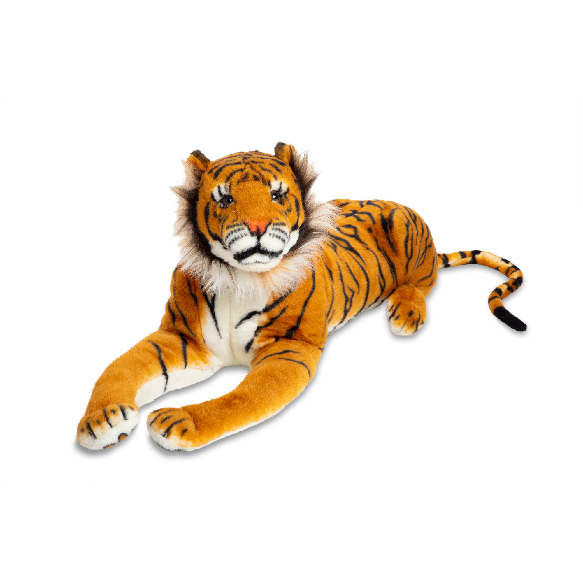 Melissa & Doug Tiger Lifelike Plush Stuffed Animal