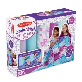 Melissa & Doug Created by Me! Butterfly Fleece Quilt